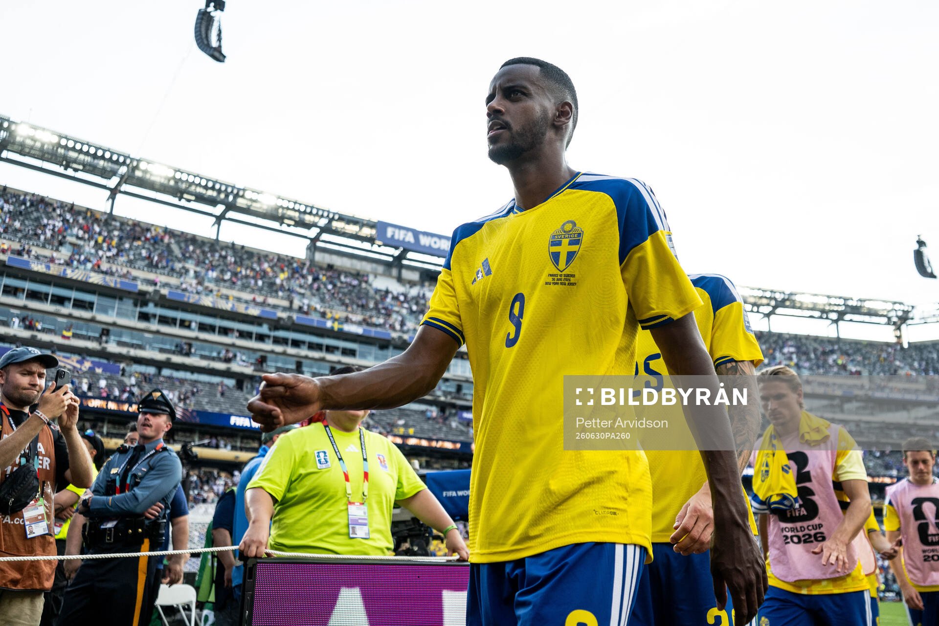 Alexander Isak of Sweden looks dejected