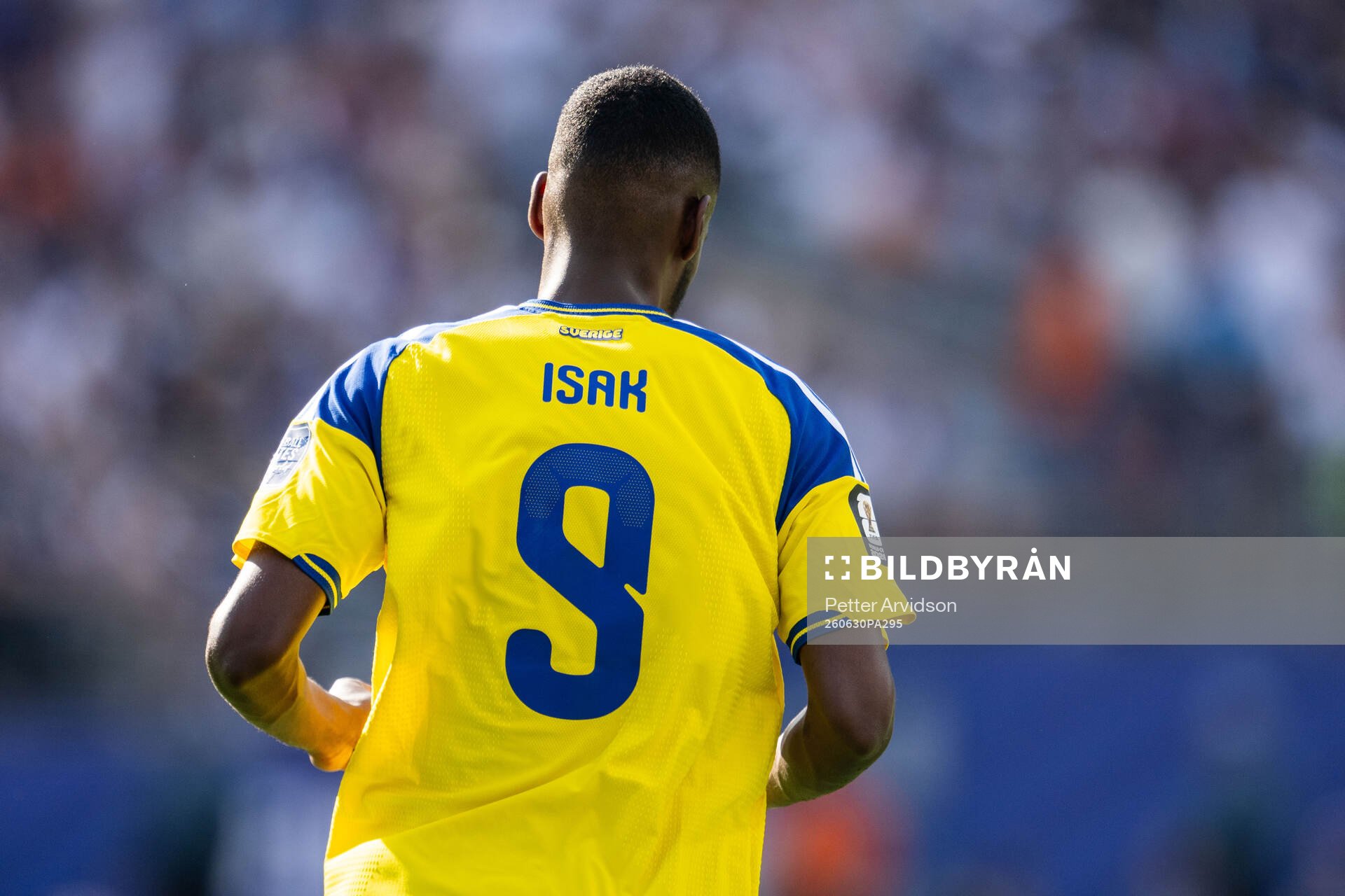 Alexander Isak of Sweden