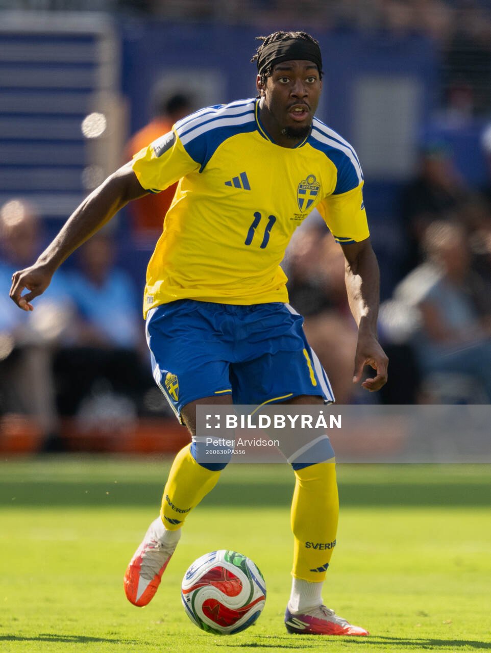 Anthony Elanga of Sweden