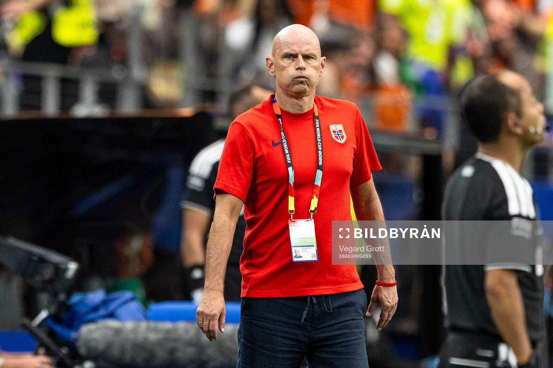 Head coach Ståle Solbakken of Norway looks dejected