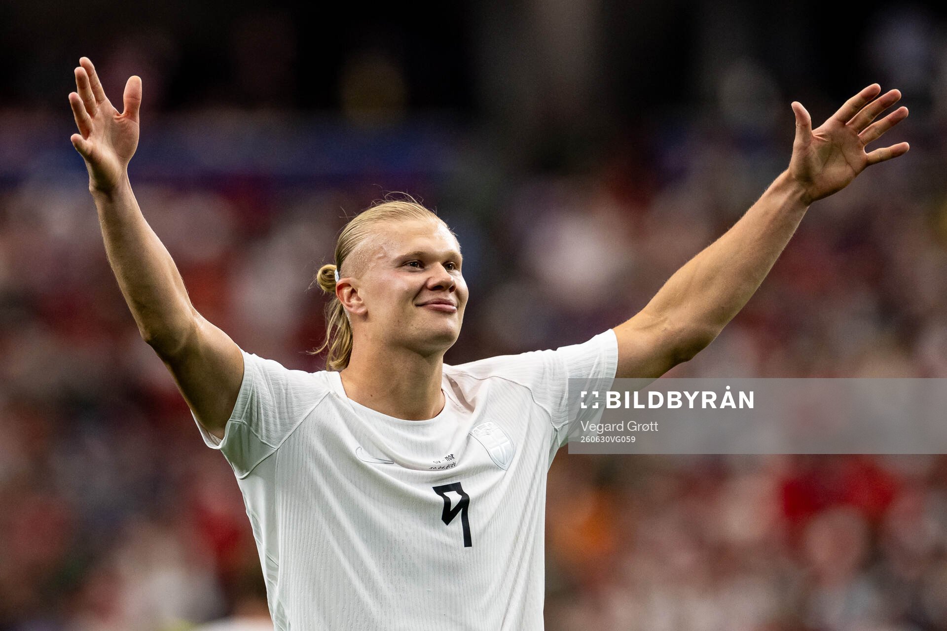 Erling Braut Haaland of Norway celebrates