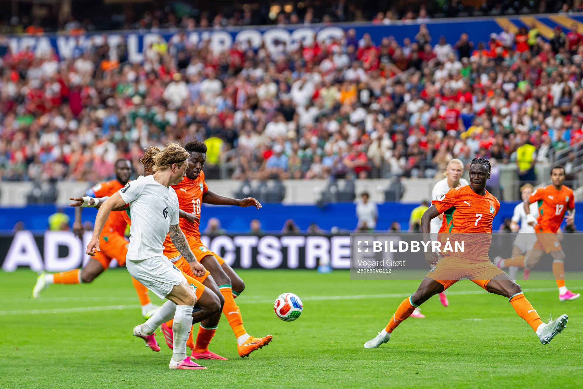 Patrick Berg of Norway with the assist to winning goal