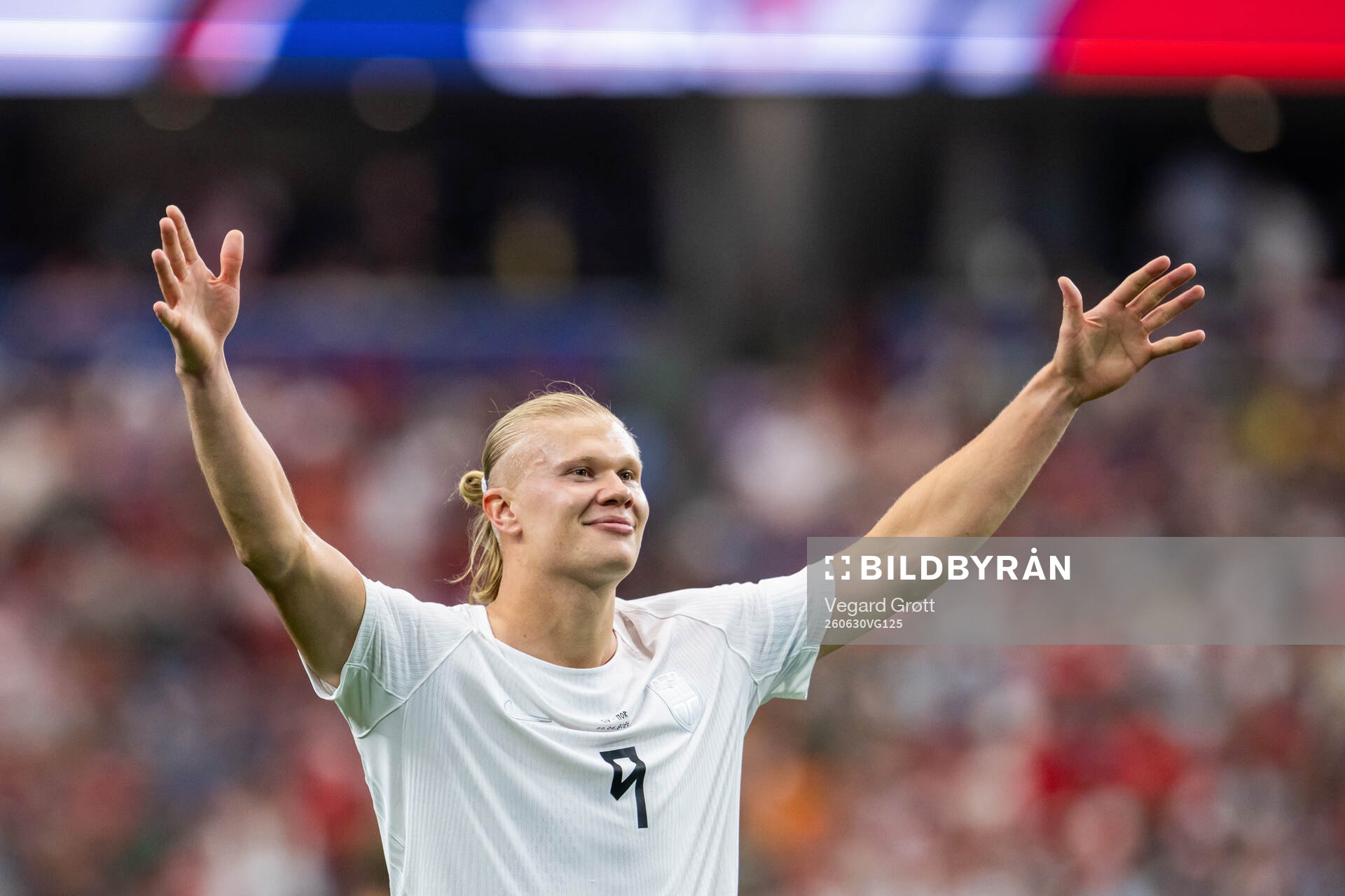 Erling Braut Haaland of Norway celebrates