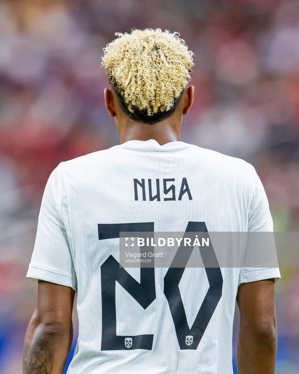 Antonio Nusa of Norway