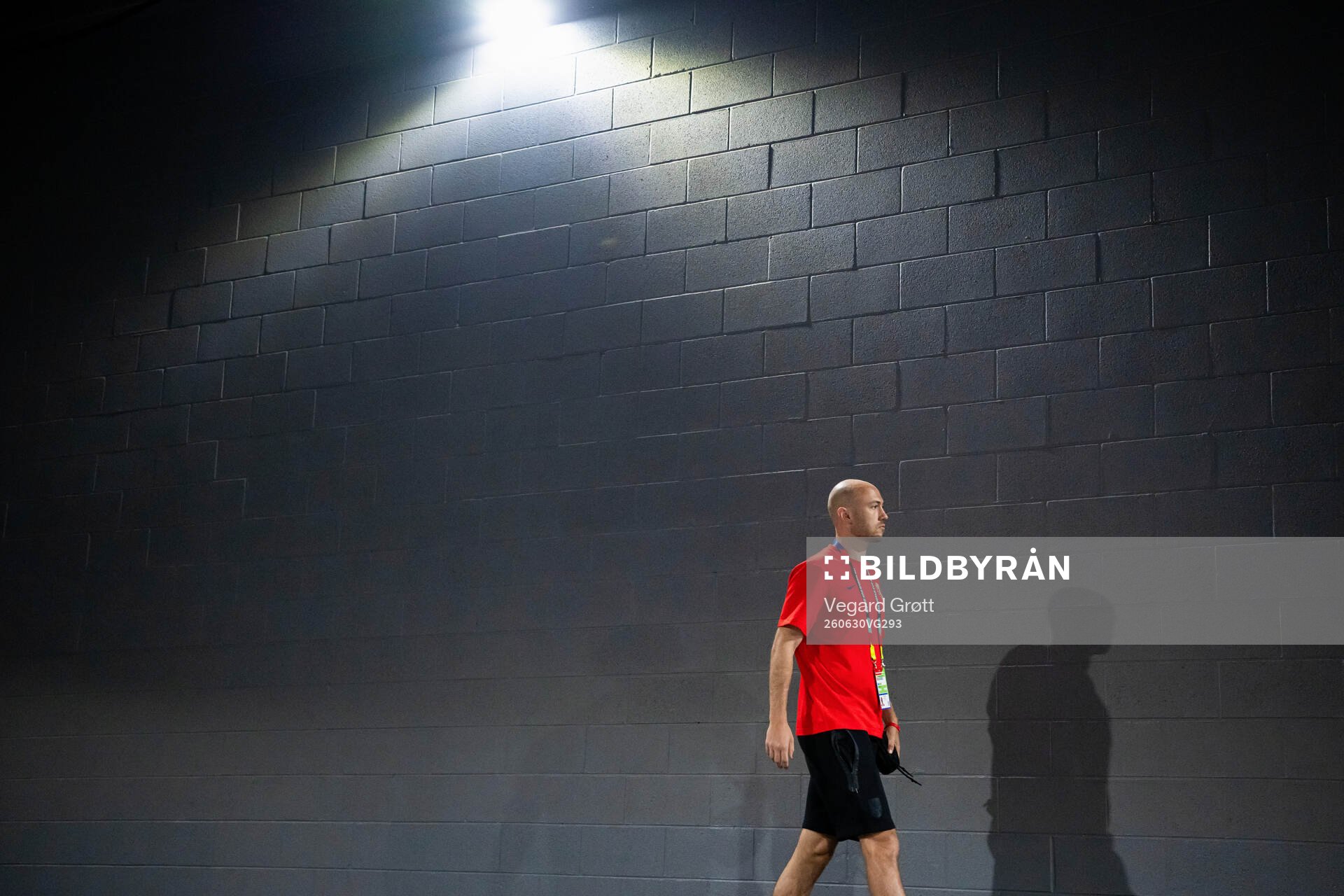 Fredrik Aursnes of Norway arrives