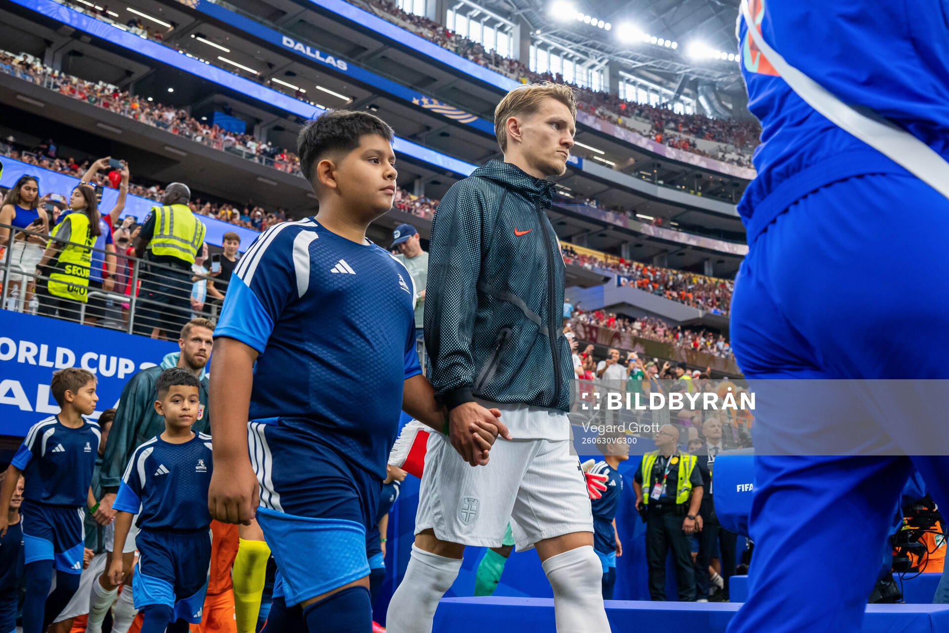 Martin Ødegaard of Norway enters the pitch