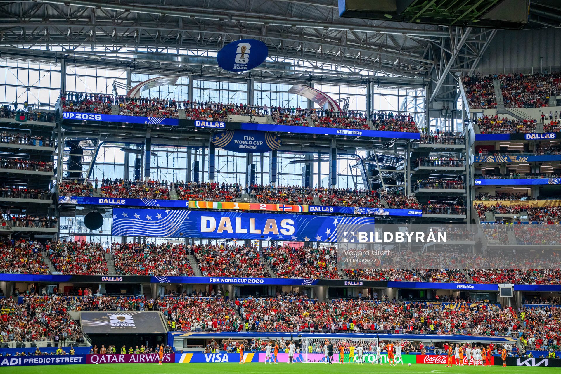General interior view of Dallas Stadium