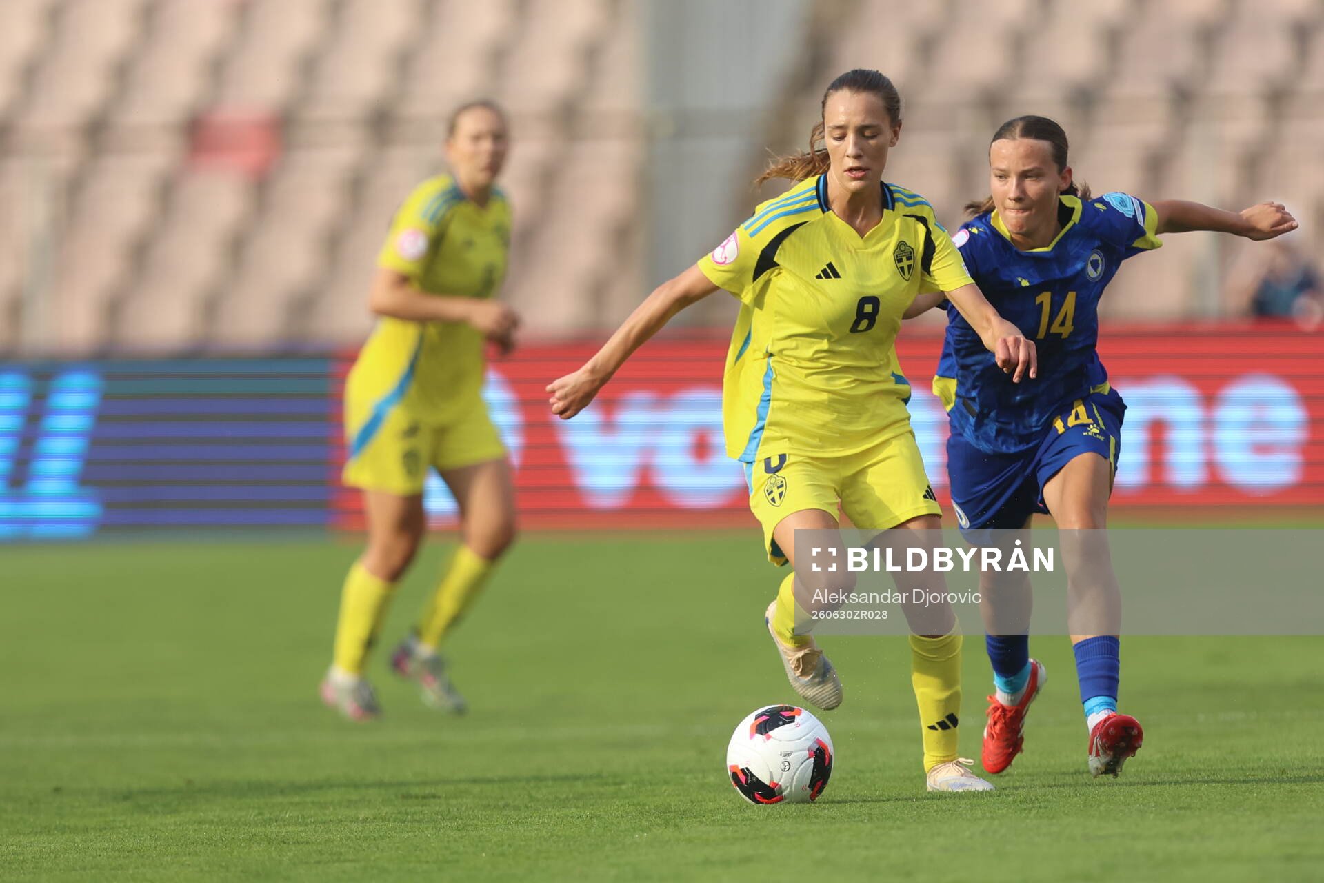 Augusta Priks of Sweden and Ana Juric of Bosnia and