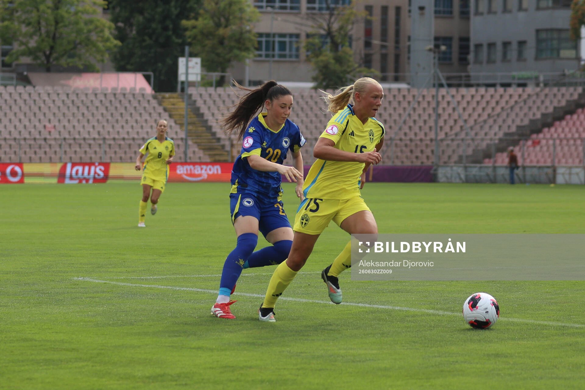 Amila Abdukic of Bosnia and Herzegovina and Filippa