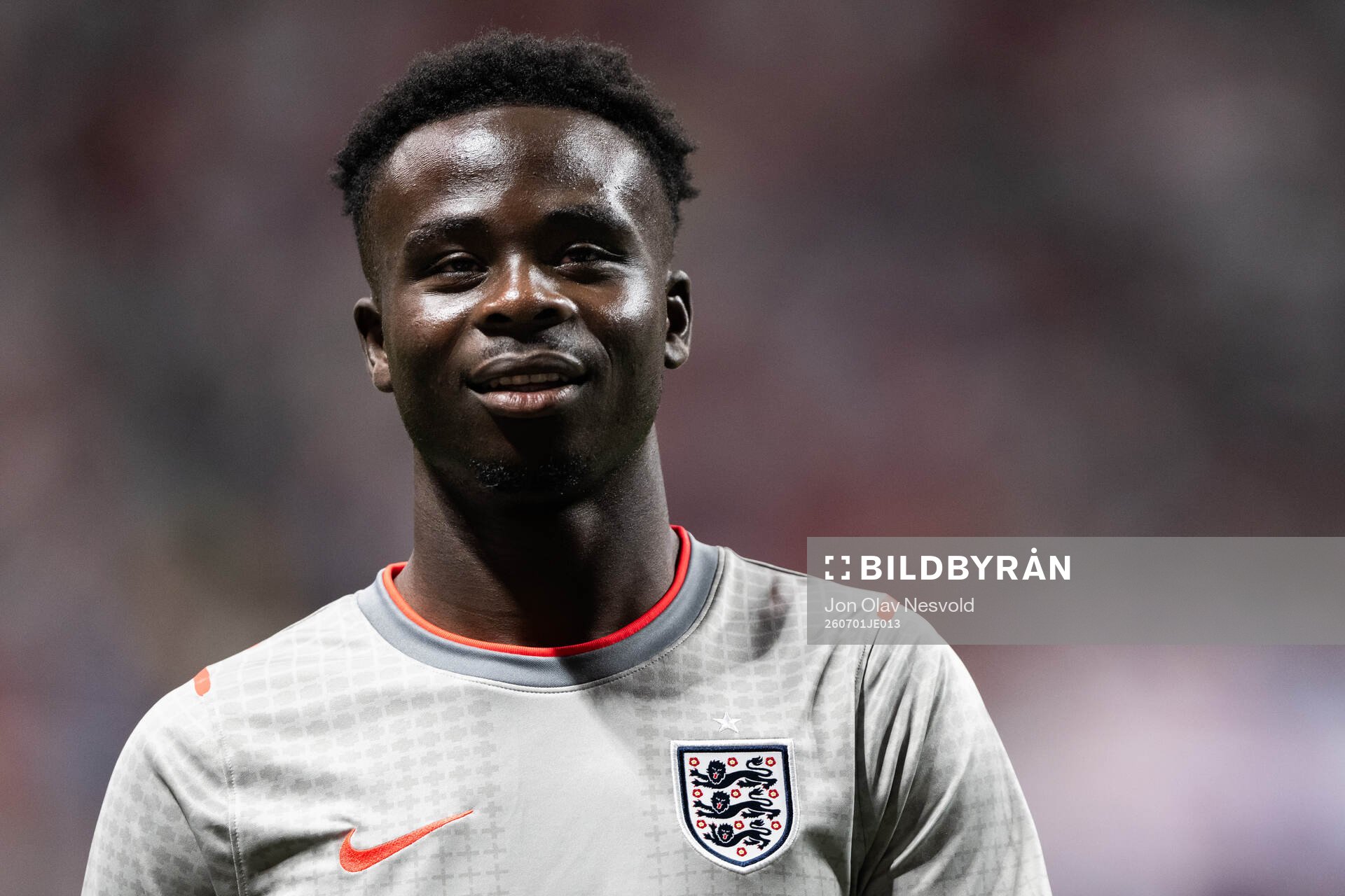 Bukayo Saka of England