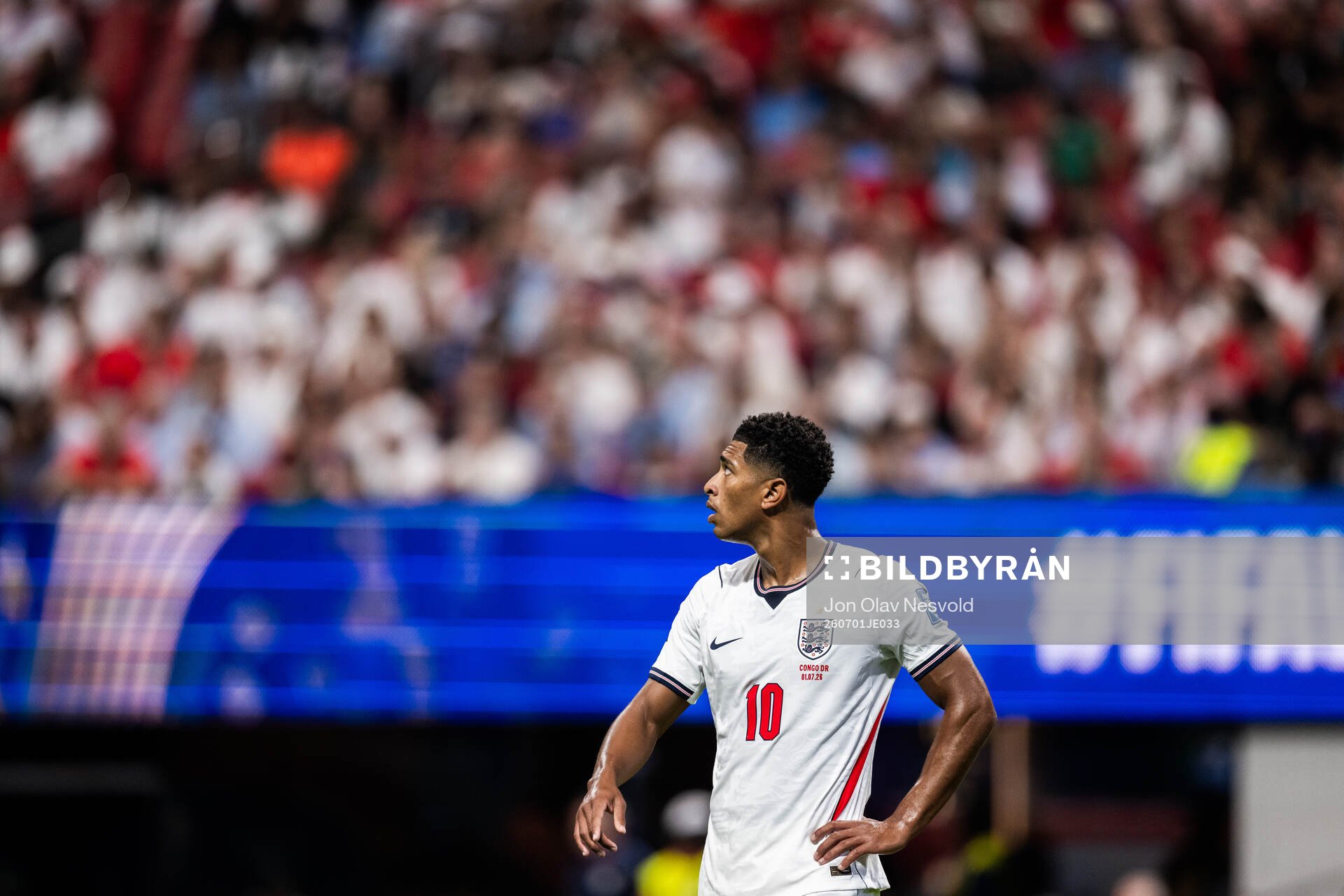Jude Bellingham of England looks dejected
