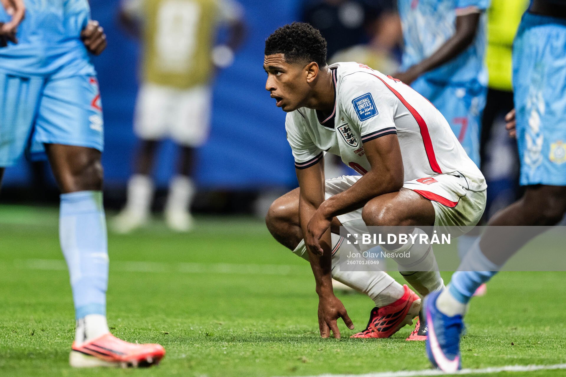 Jude Bellingham of England looks dejected