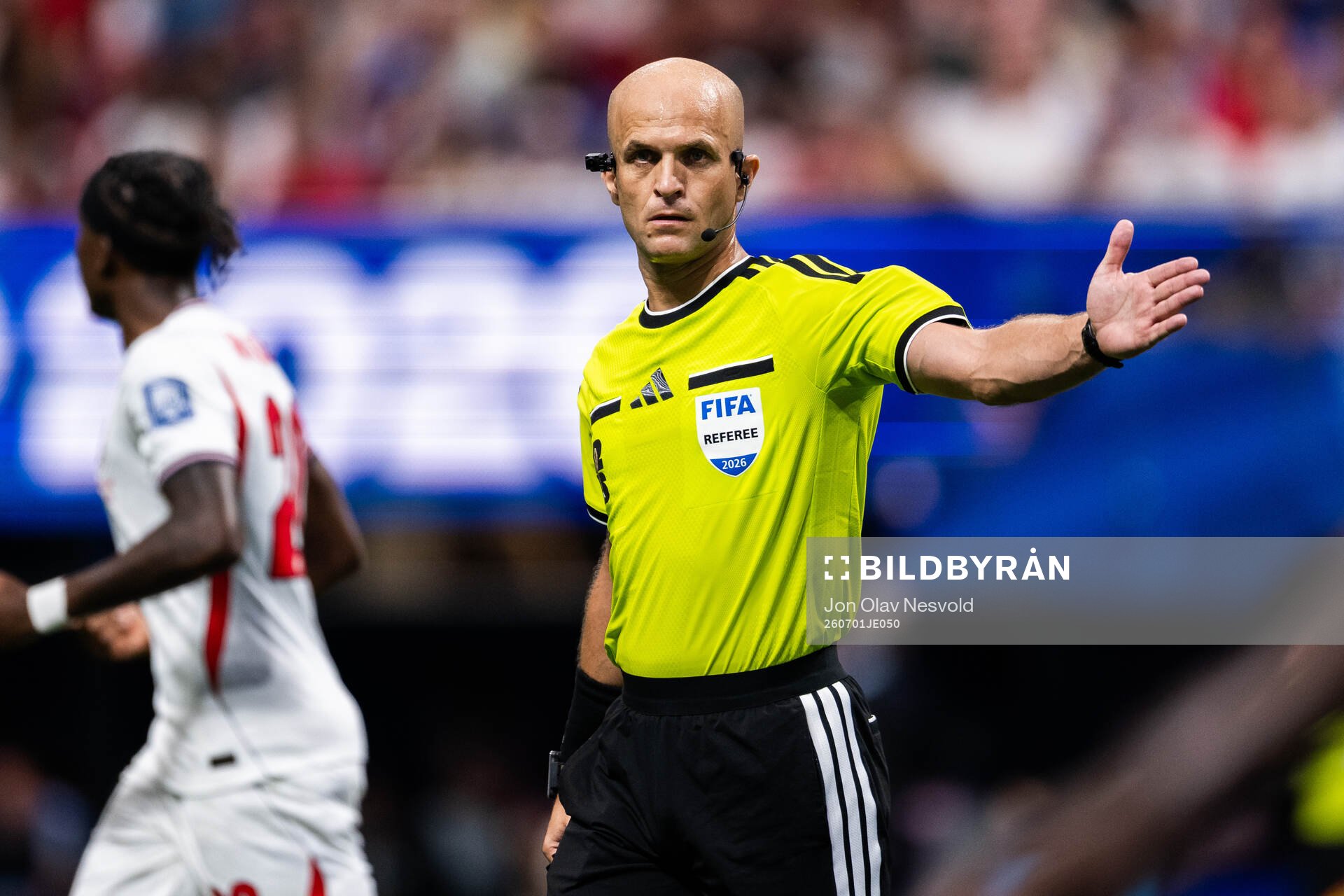 Referee Adham Mohammad
