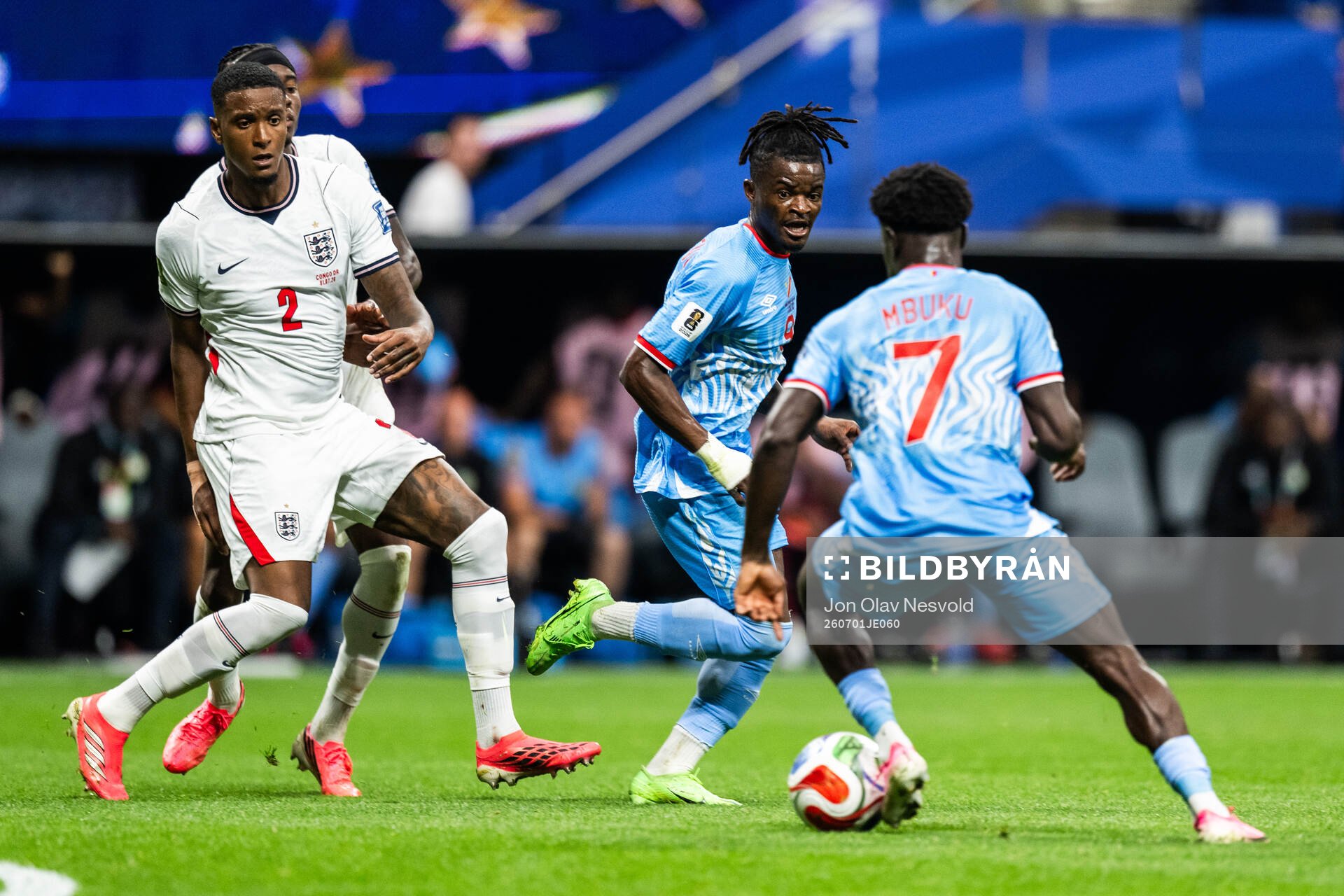 Ezri Konsa of England as well as Brian Cipenga and