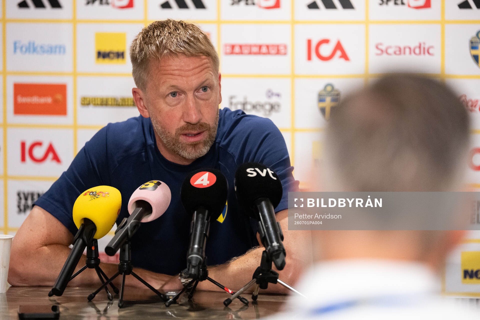 Head coach Graham Potter of the Swedish men's national
