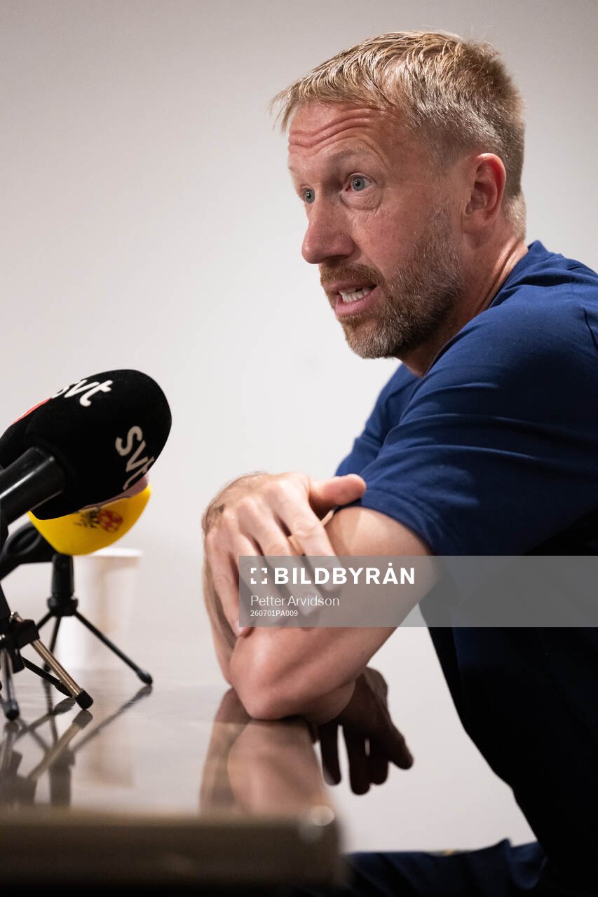 Head coach Graham Potter of the Swedish men's national