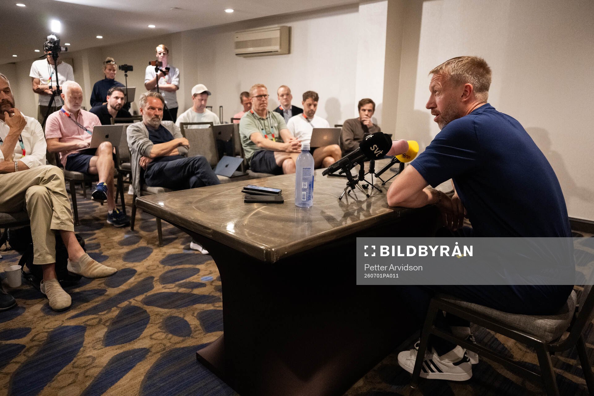 Head coach Graham Potter of the Swedish men's national