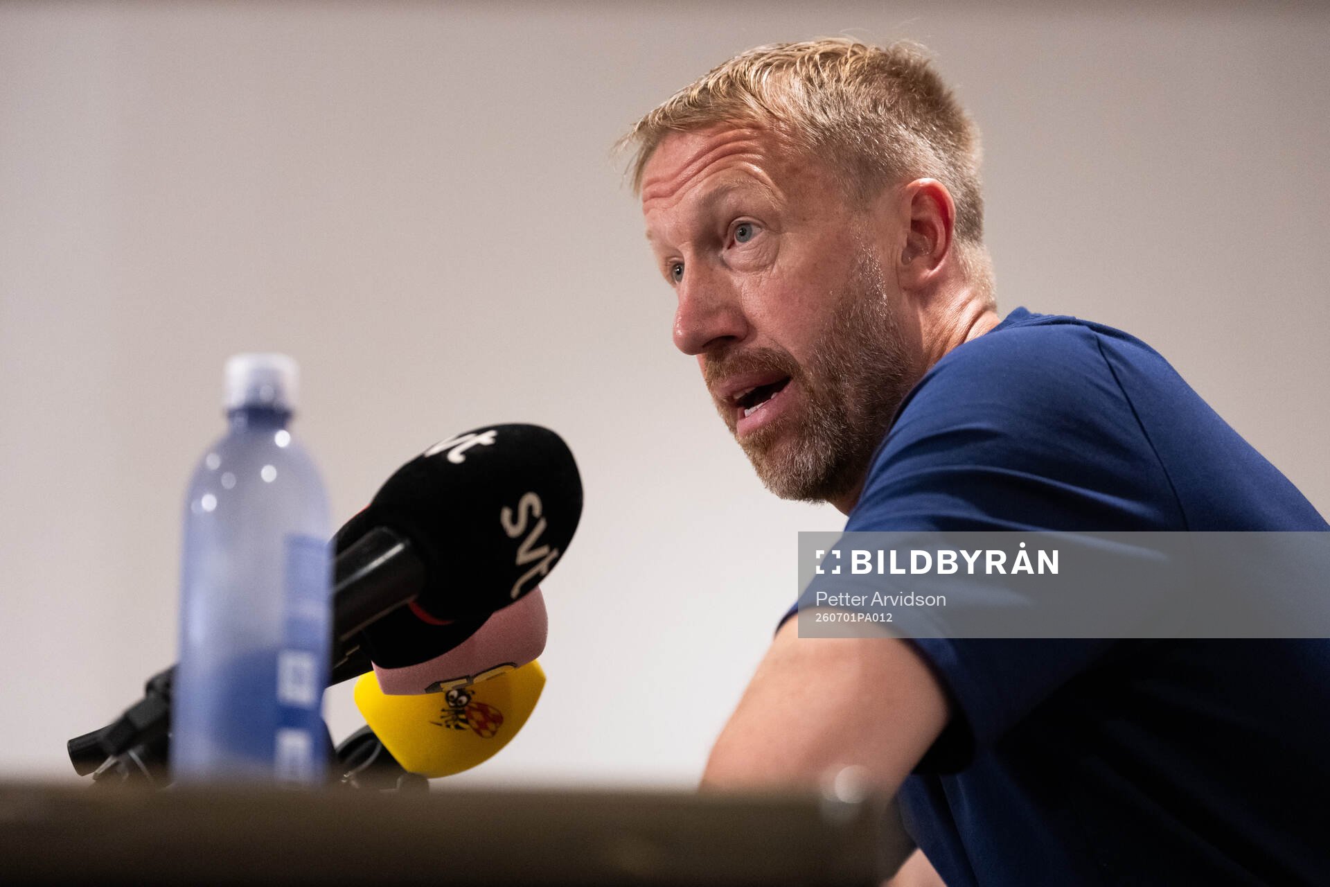 Head coach Graham Potter of the Swedish men's national