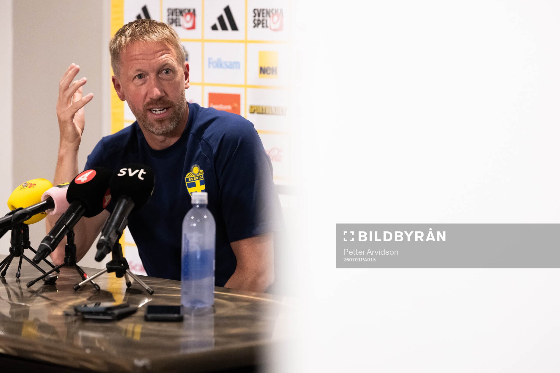 Head coach Graham Potter of the Swedish men's national