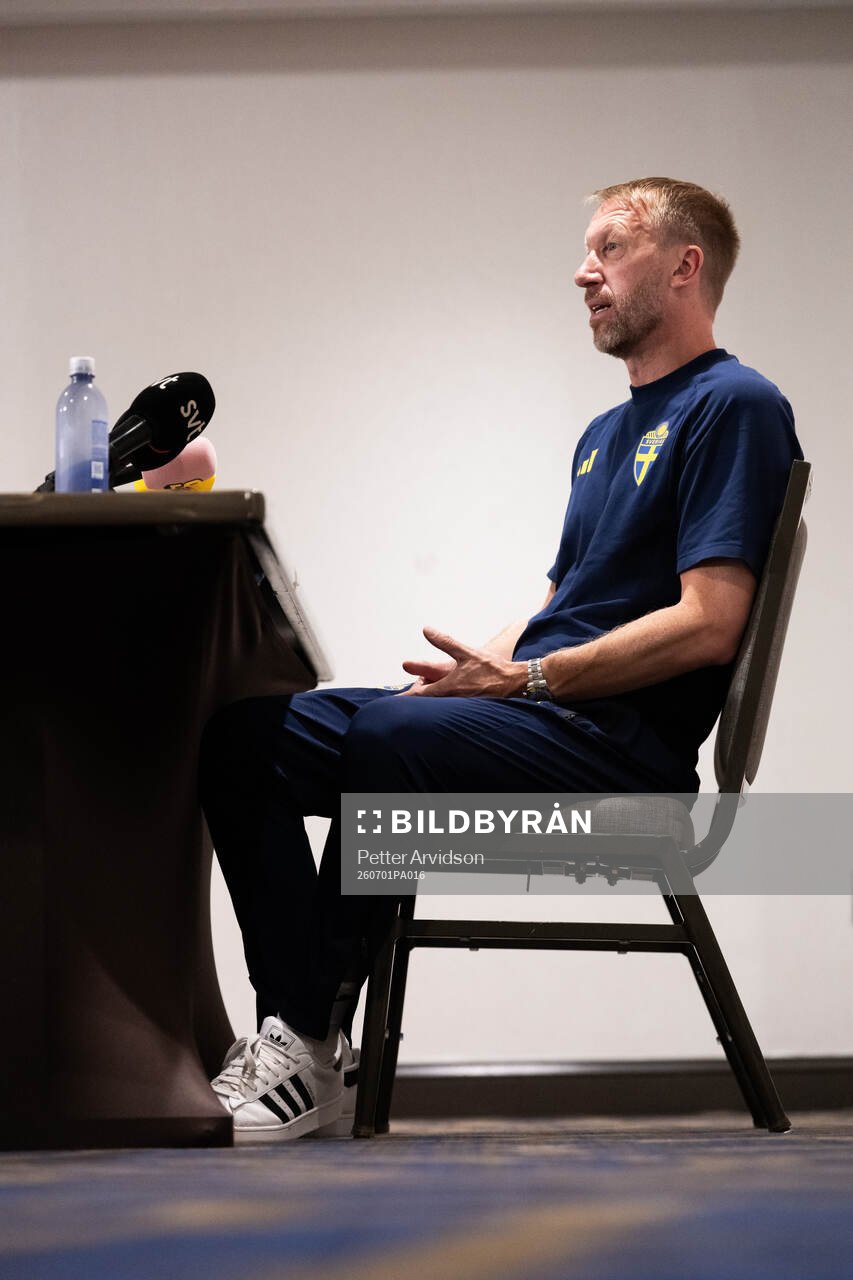 Head coach Graham Potter of the Swedish men's national