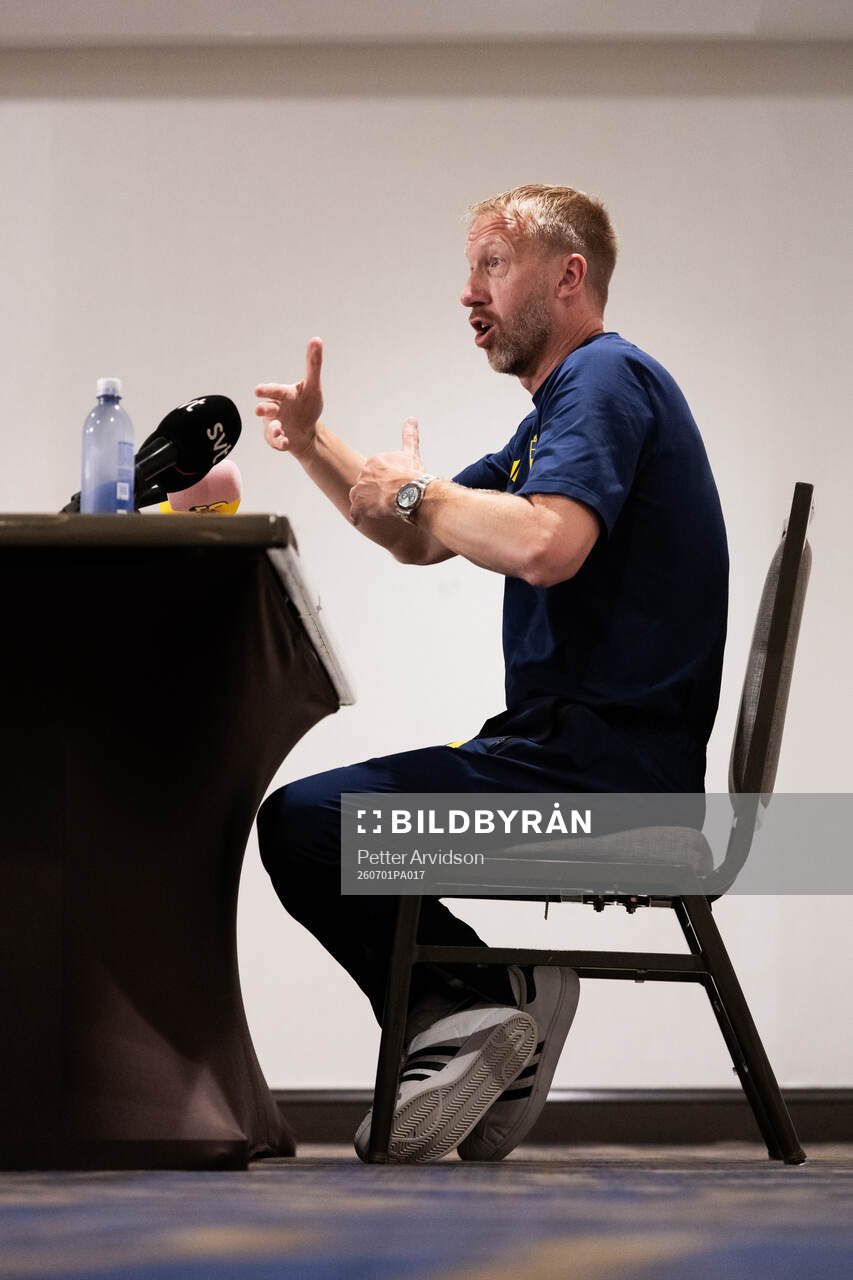 Head coach Graham Potter of the Swedish men's national