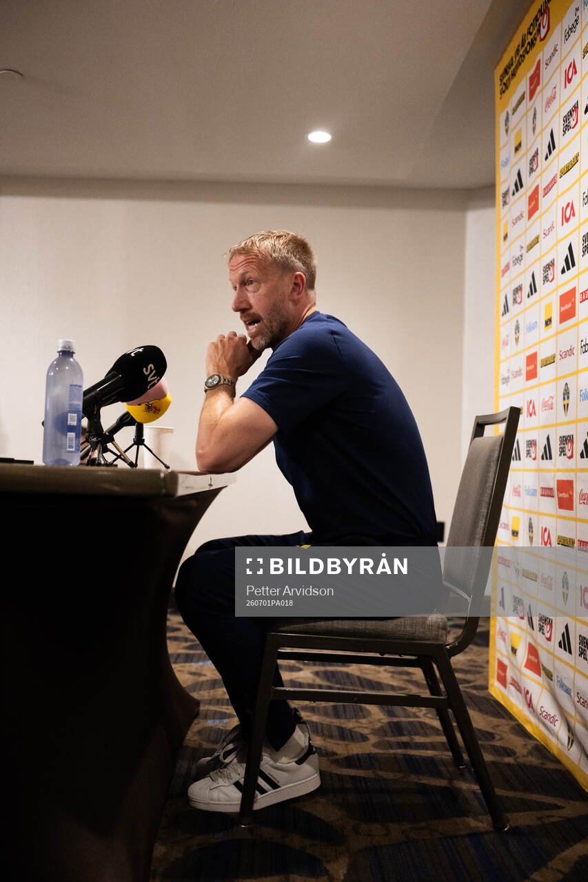 Head coach Graham Potter of the Swedish men's national