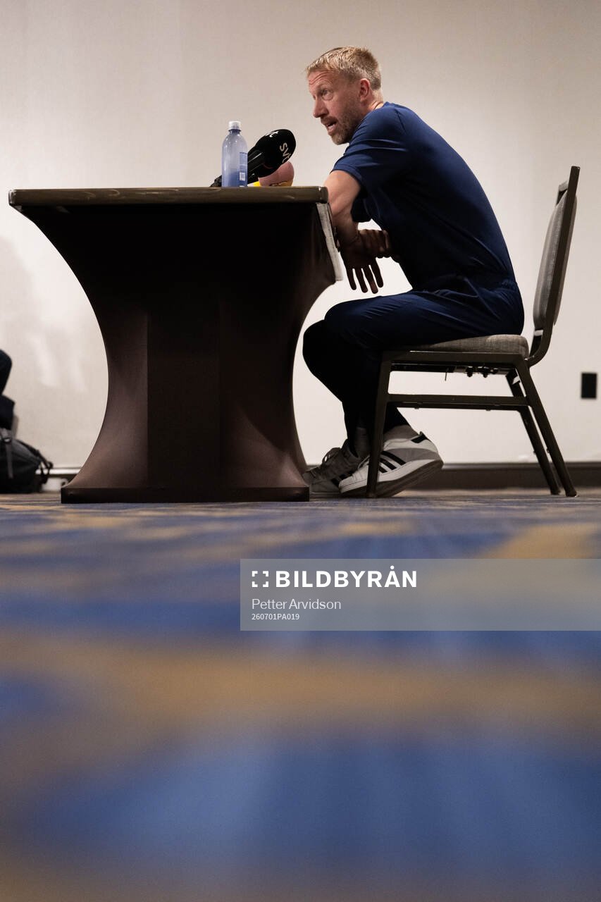 Head coach Graham Potter of the Swedish men's national