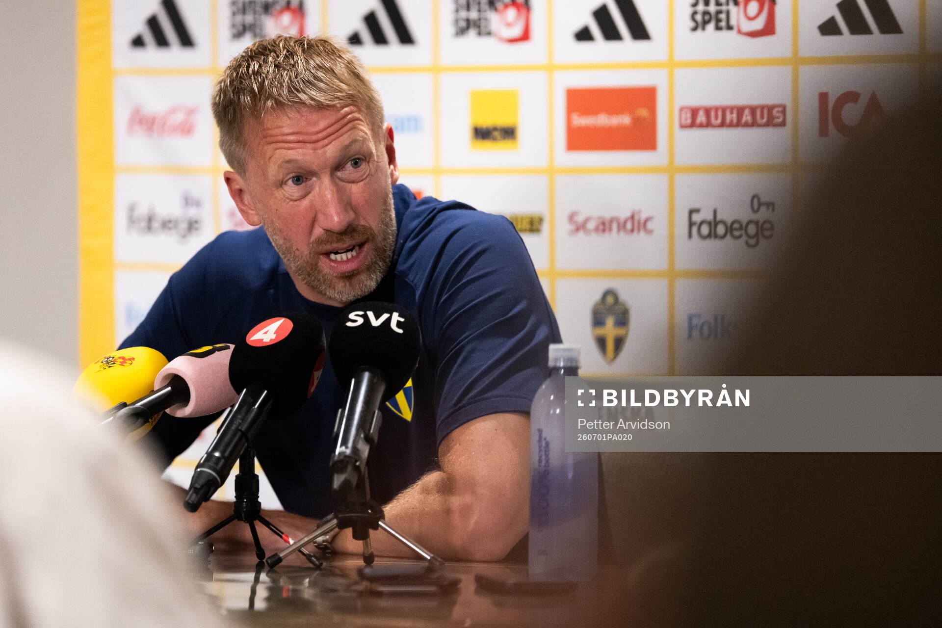 Head coach Graham Potter of the Swedish men's national