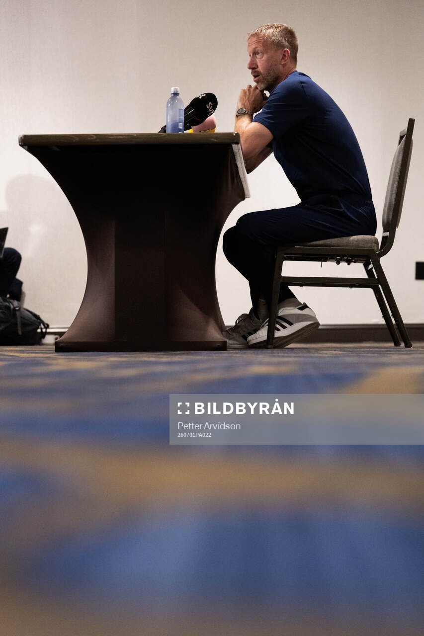 Head coach Graham Potter of the Swedish men's national