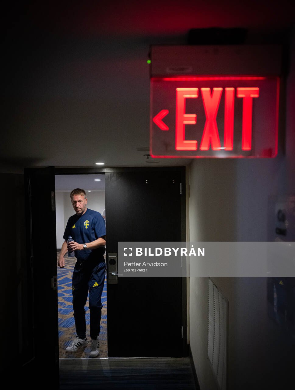 Head coach Graham Potter of the Swedish men's national