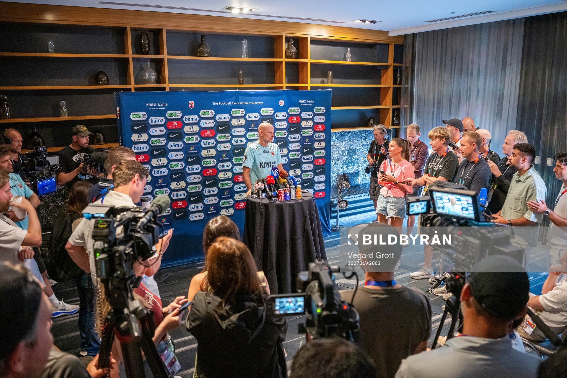 Ståle Solbakken, head coach of the Norwegian national