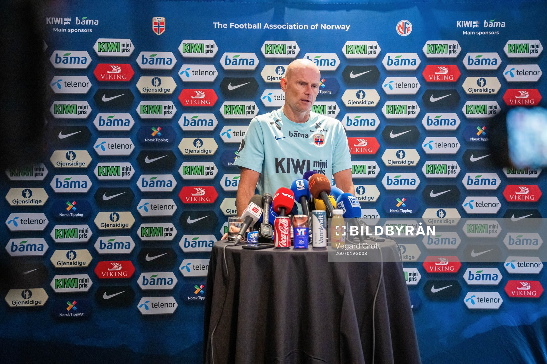 Ståle Solbakken, head coach of the Norwegian national