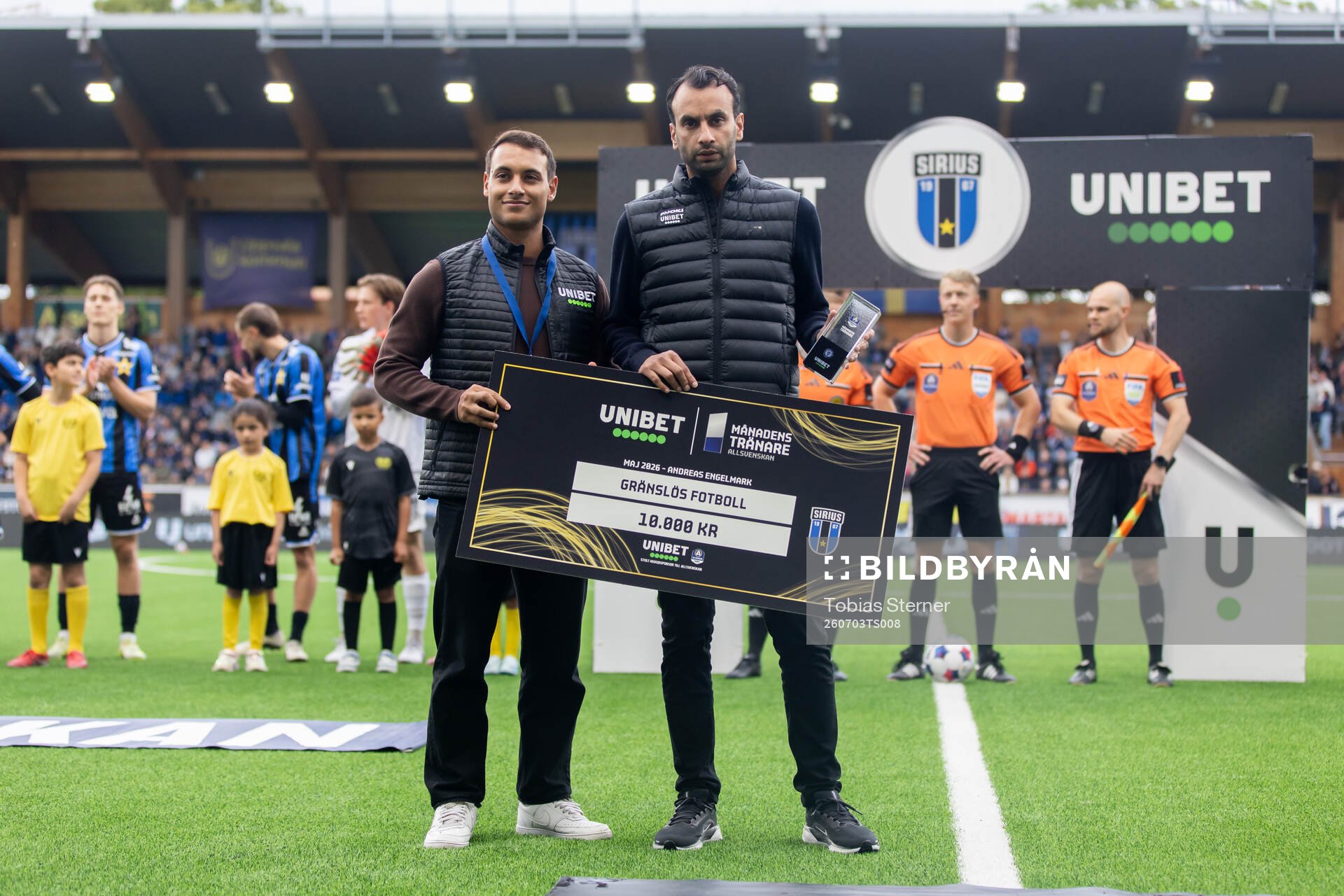 Sirius tränare Andreas Engelmark tilldelas utmärkelsen