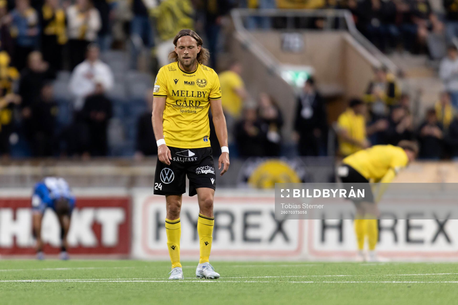 Mjällbys Tom Pettersson deppar