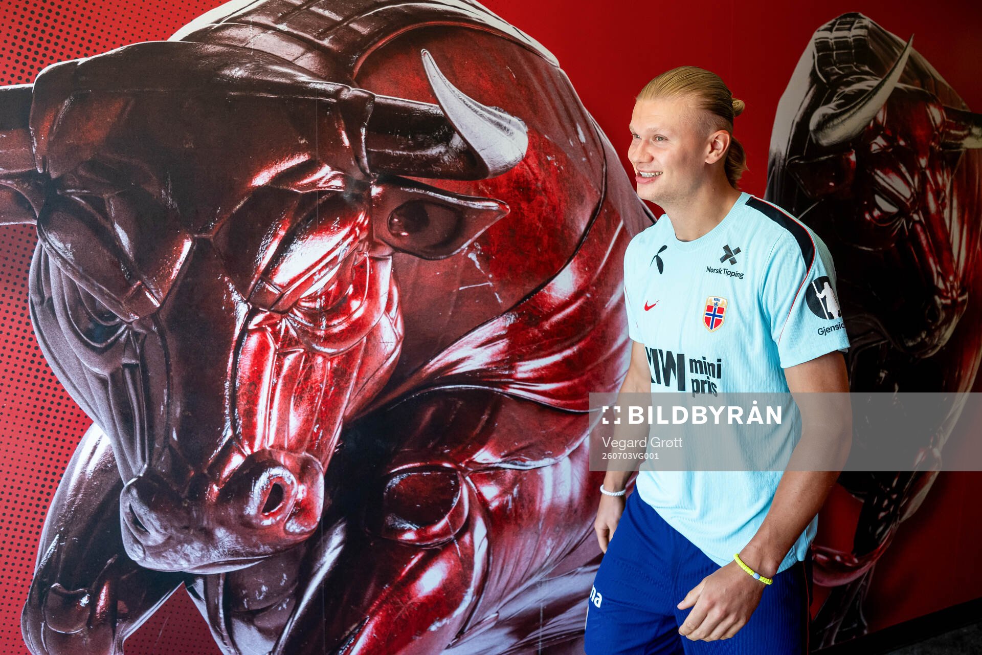 Erling Braut Haaland of the Norwegian national football team