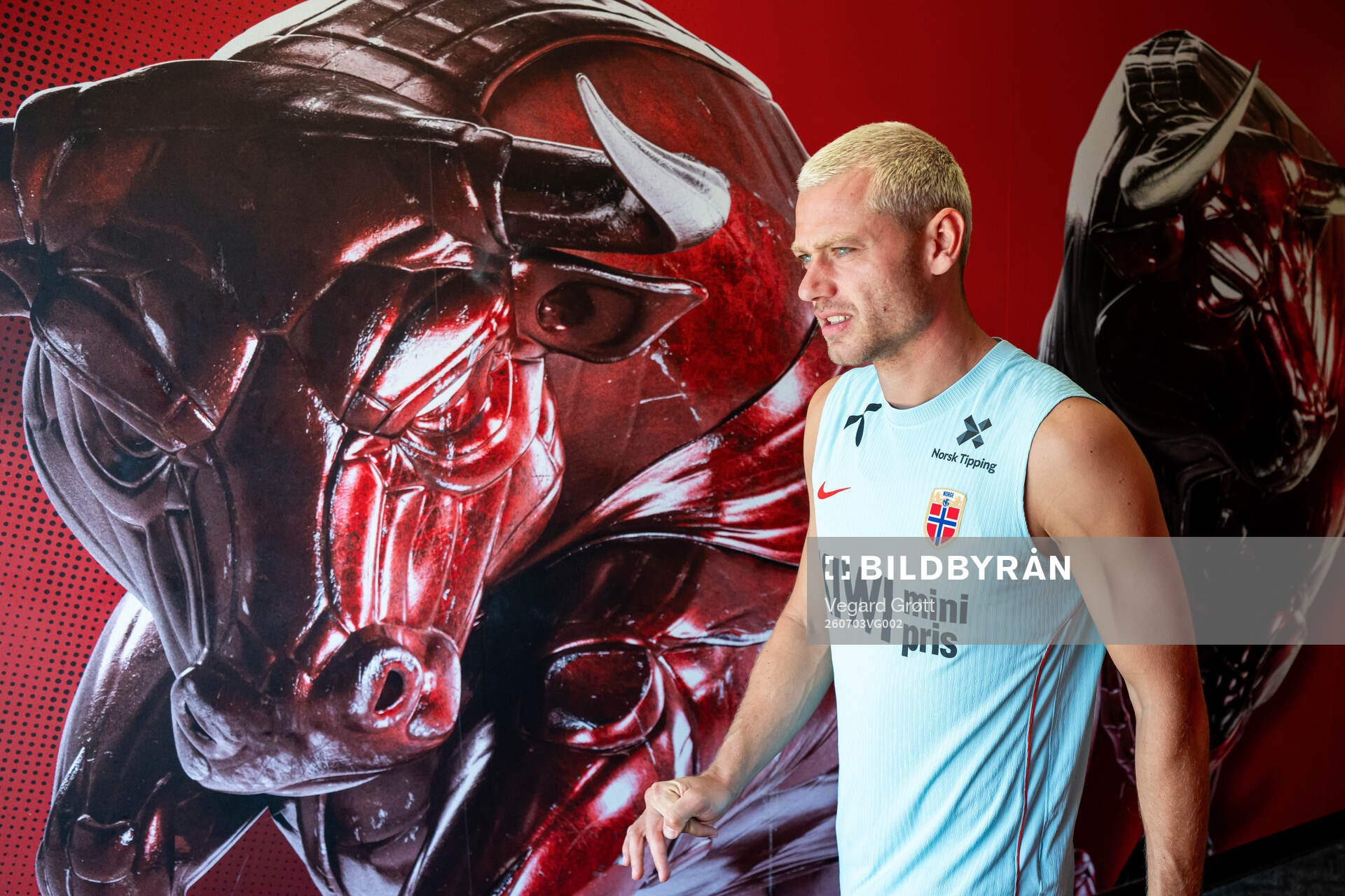Julian Ryerson of the Norwegian national football team