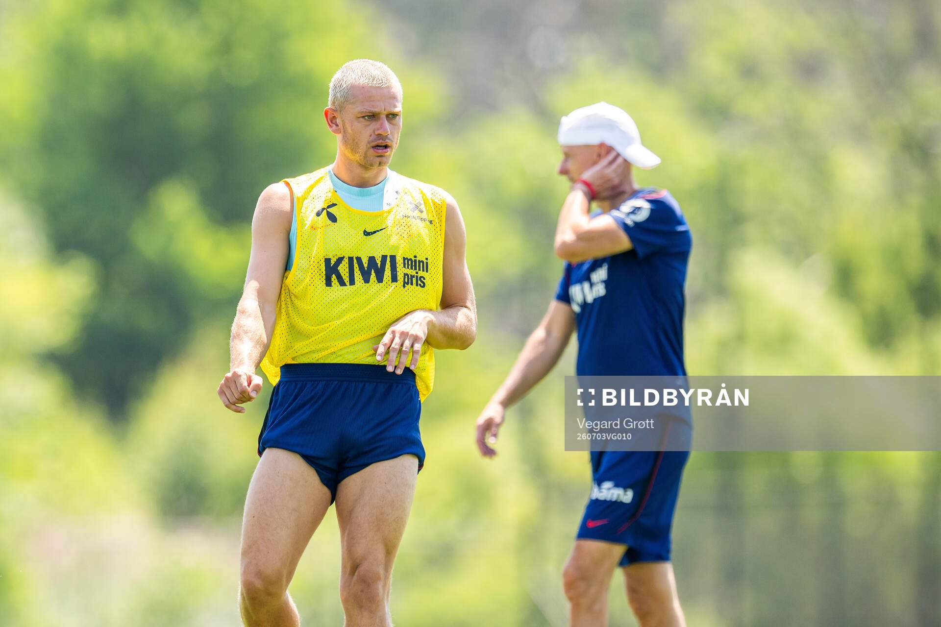 Julian Ryerson of the Norwegian national football team at a