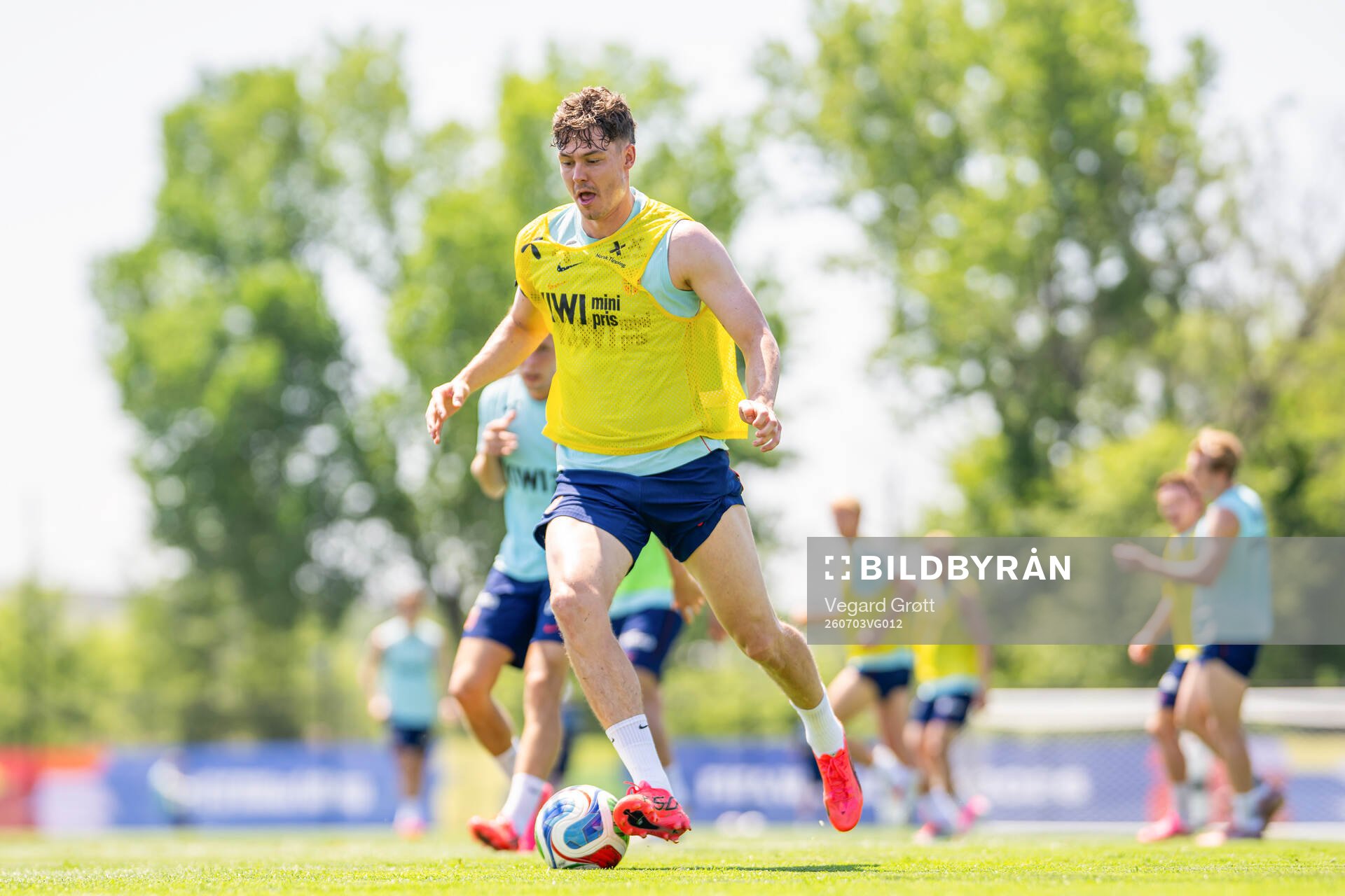 Jørgen Strand Larsen of the Norwegian national football