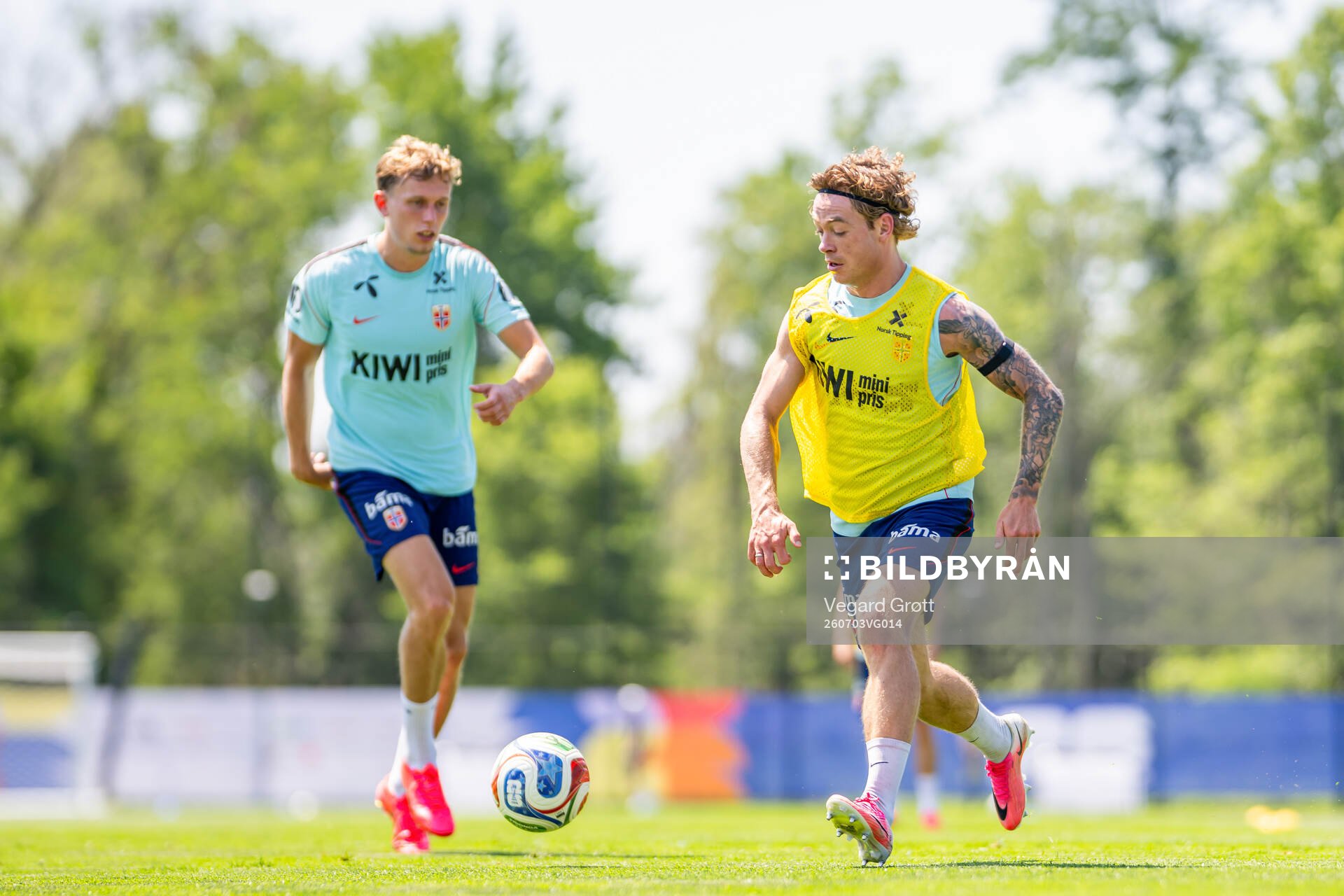 Patrick Berg of the Norwegian national football team at a