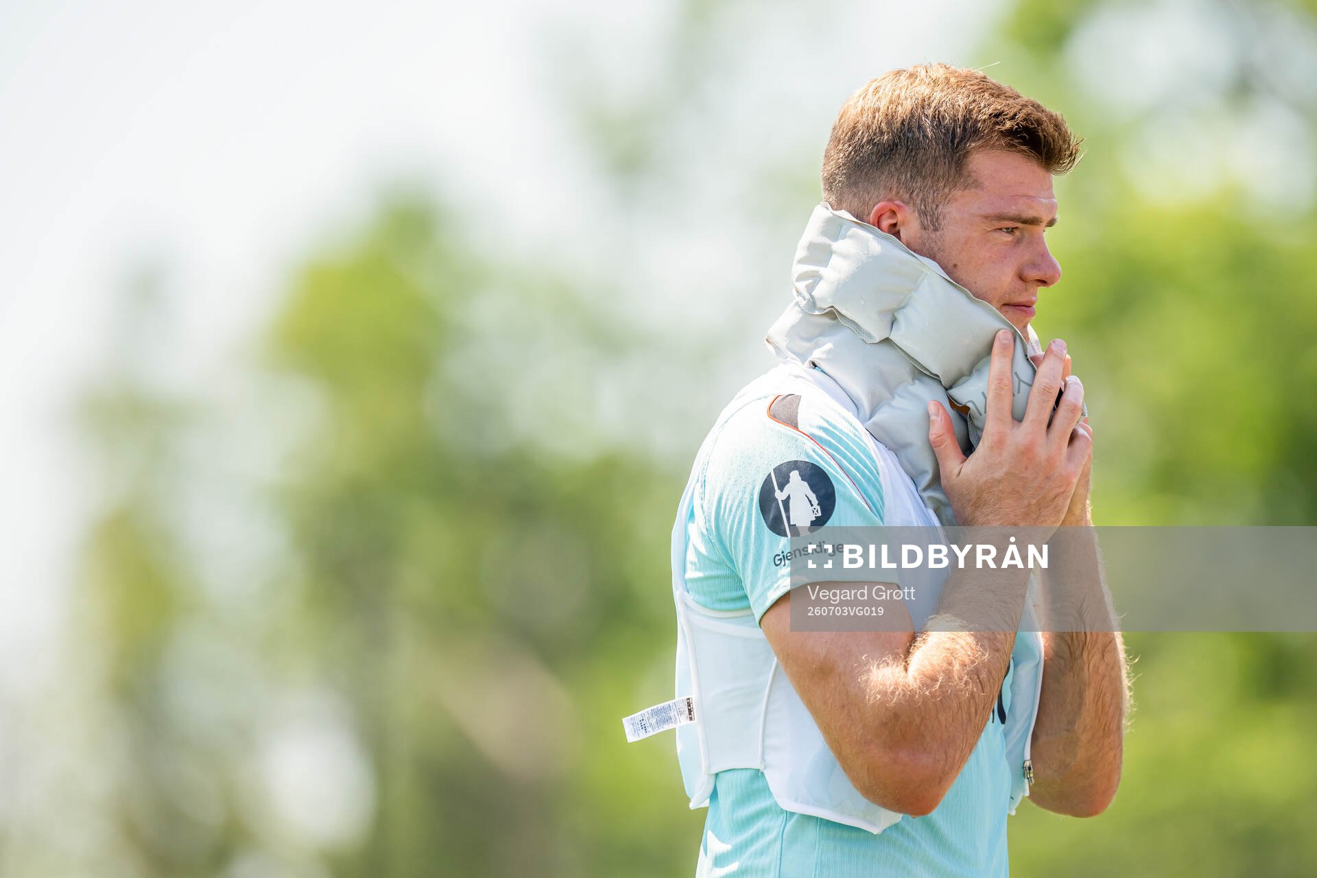 Alexander Sørloth of the Norwegian national football team