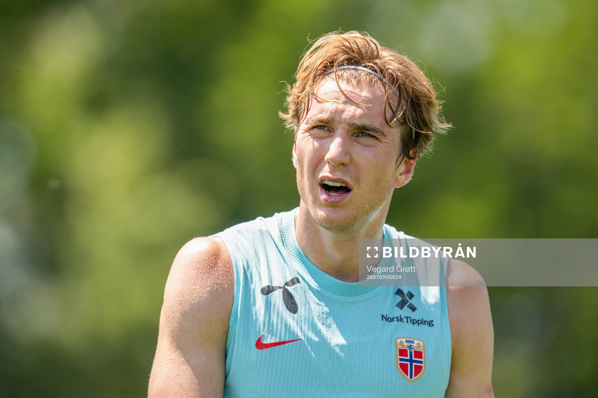Kristian Thorstvedt of the Norwegian national football team