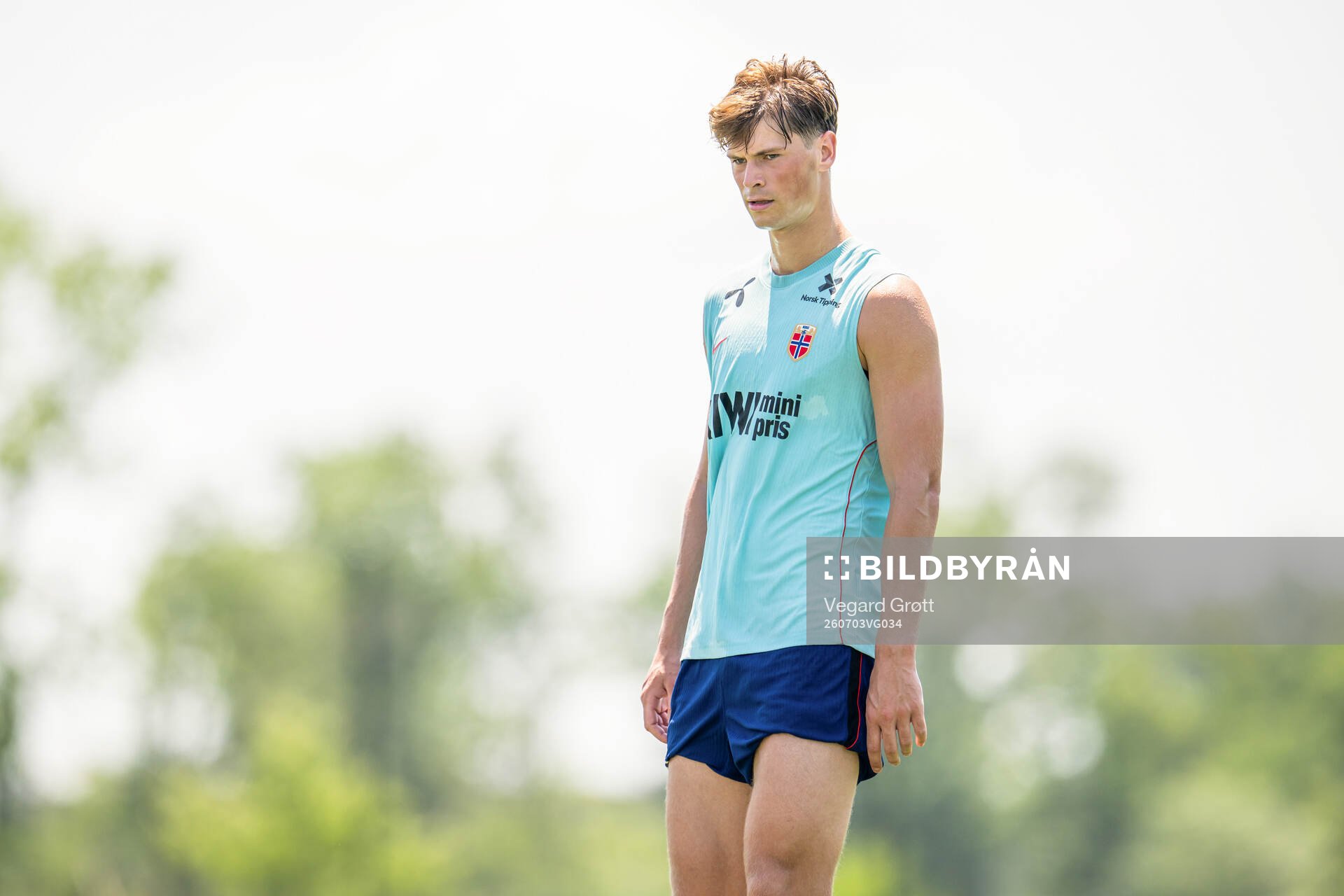 Henrik Falchener of the Norwegian national football team at
