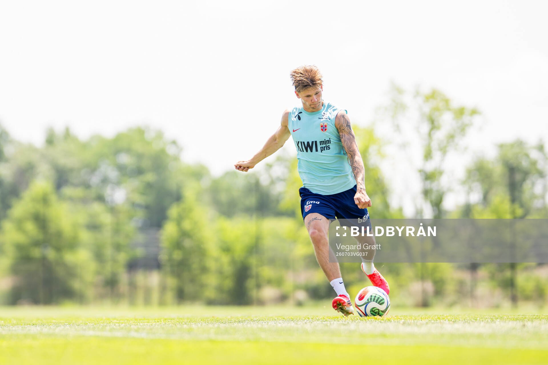 David Møller Wolfe of the Norwegian national football team