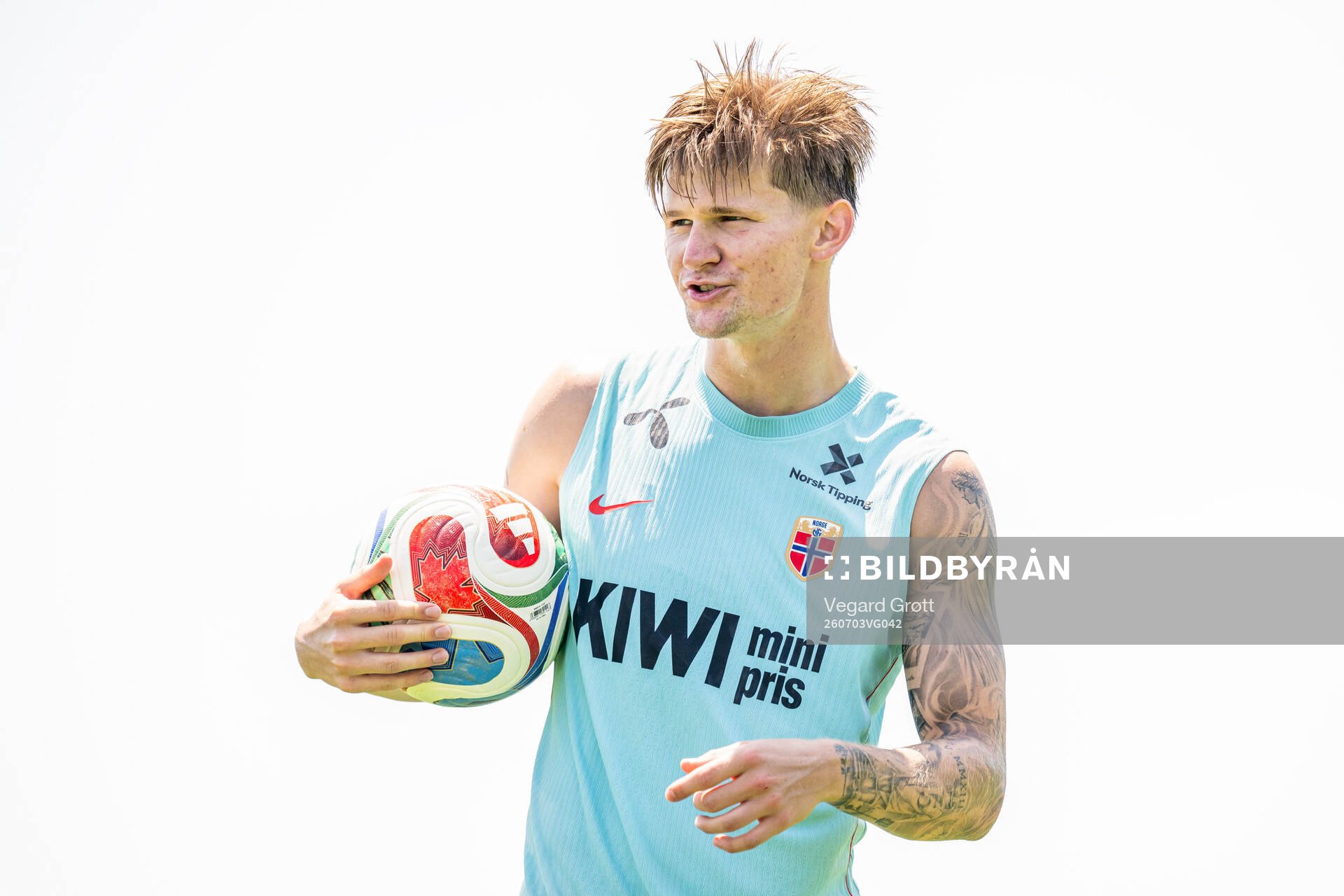 David Møller Wolfe of the Norwegian national football team