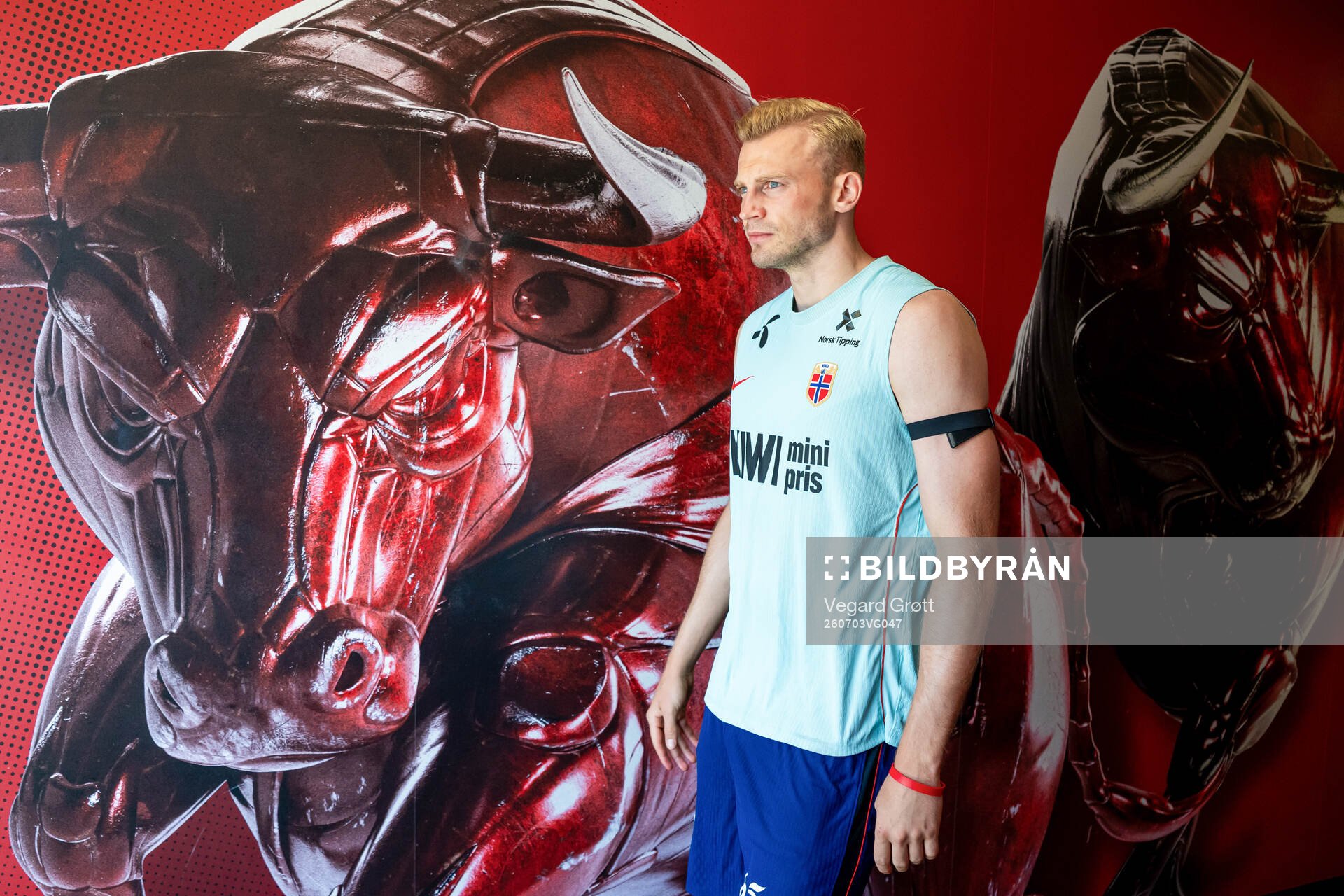 Sondre Langås of the Norwegian national football team