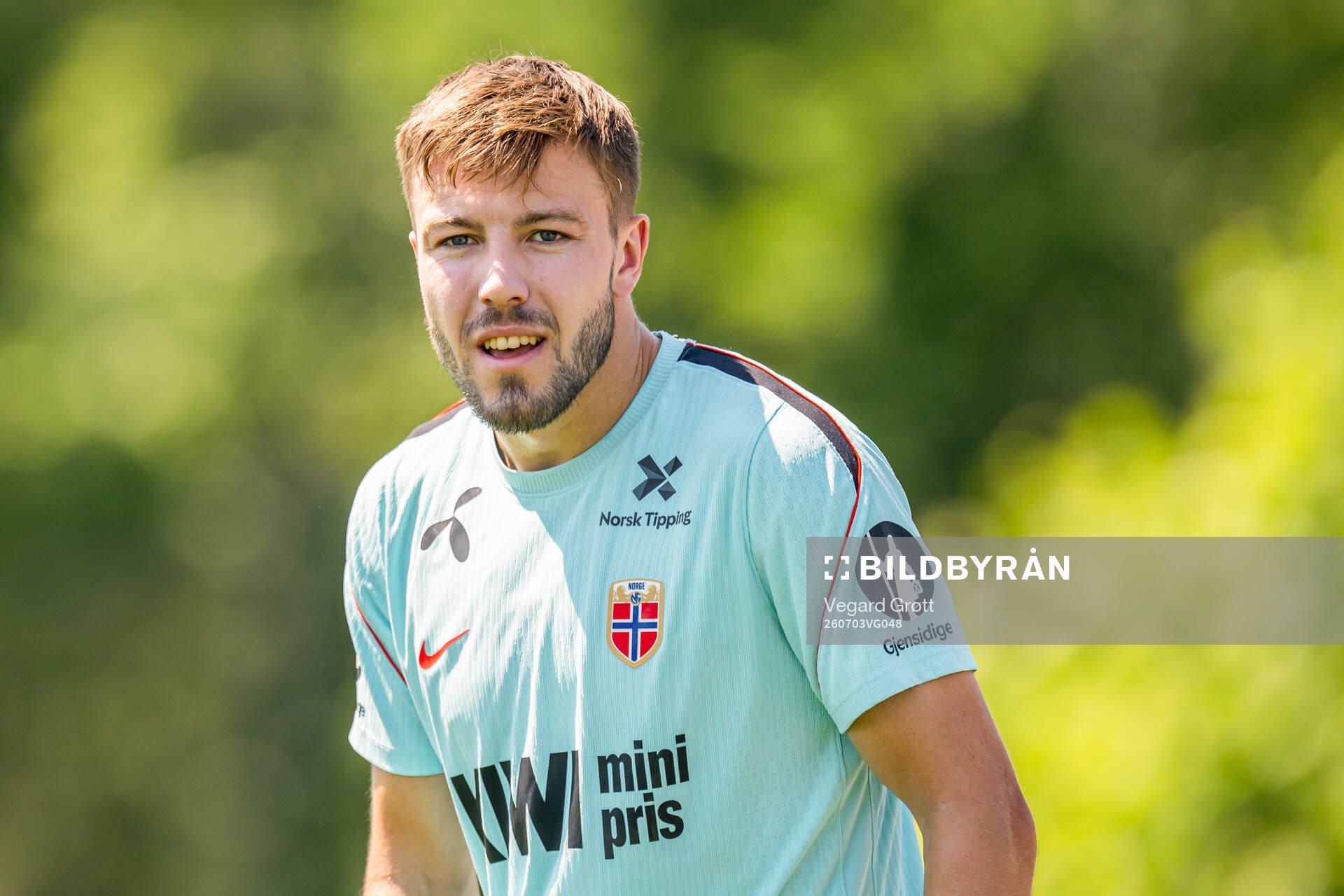 Fredrik André Bjørkan of the Norwegian national football