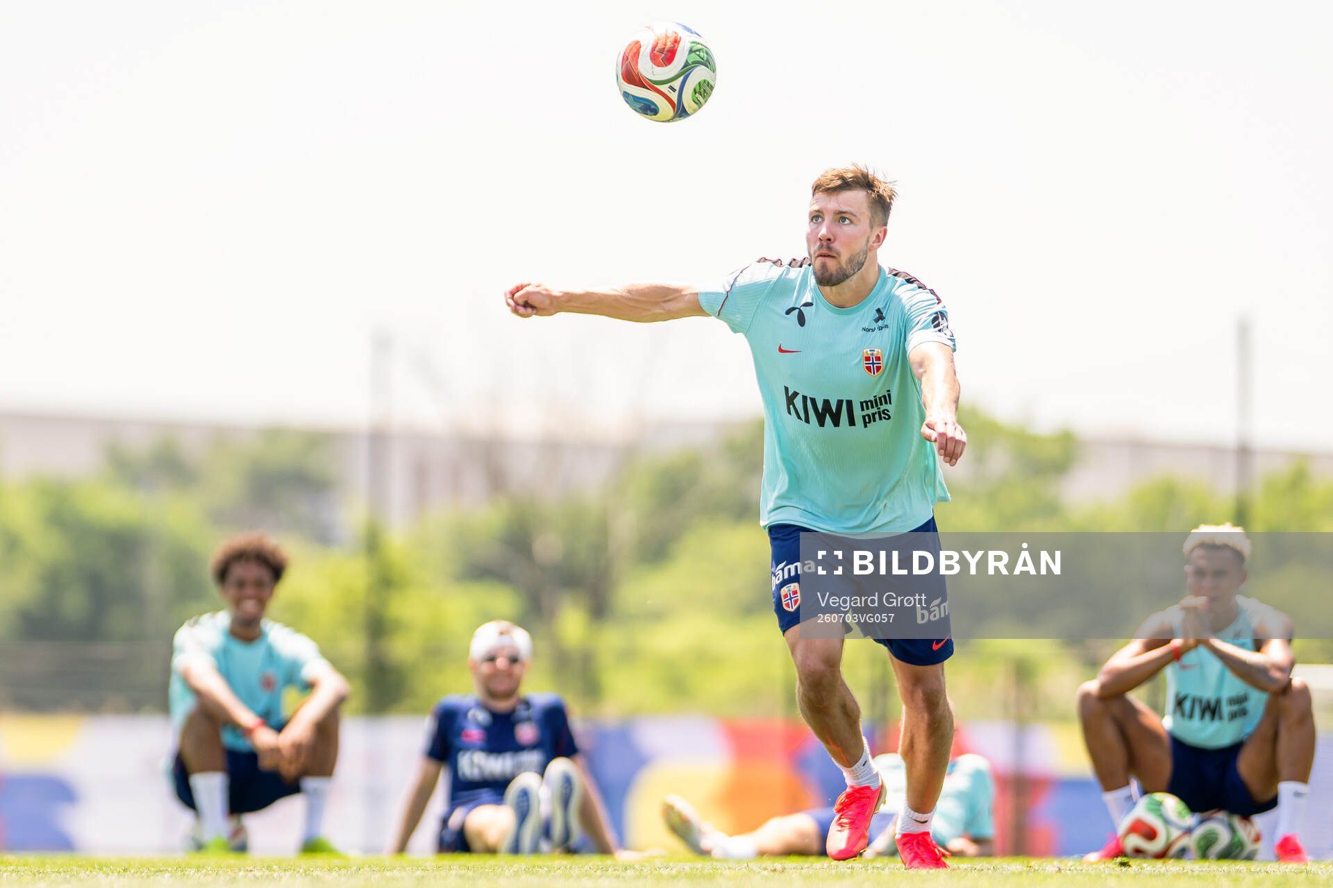 Fredrik André Bjørkan of the Norwegian national football