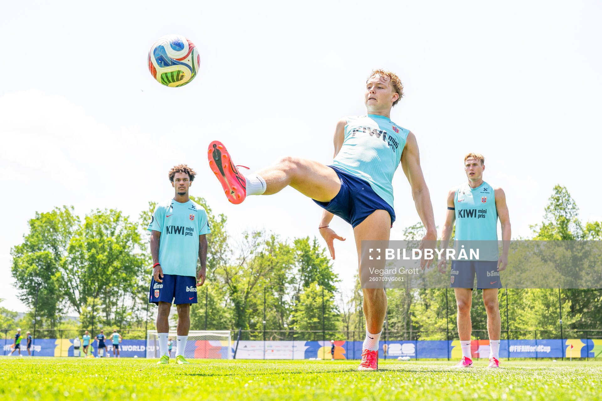 Oscar Bobb, Andreas Schjelderup and Torbjørn Lysaker