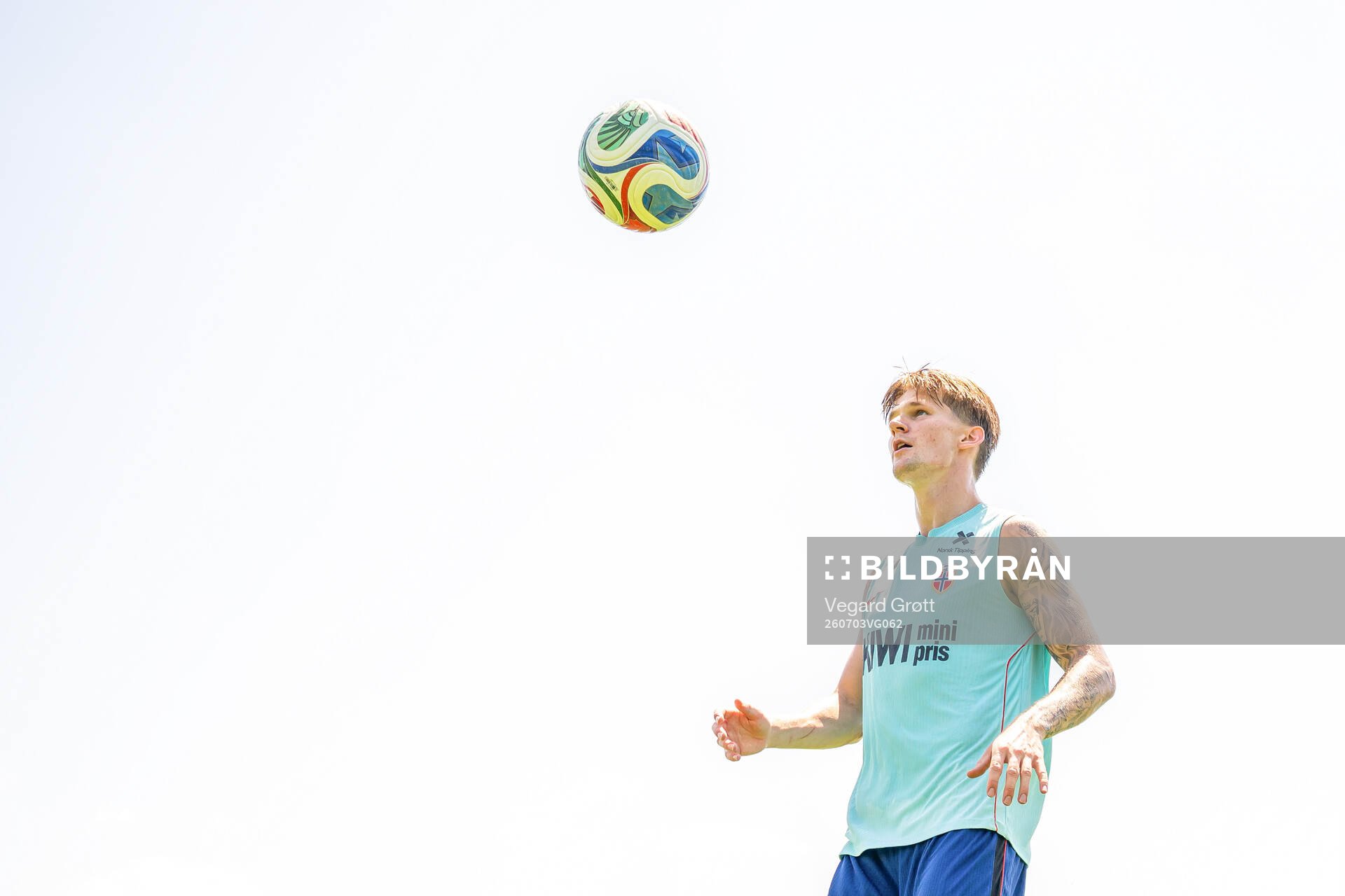 David Møller Wolfe of the Norwegian national football team