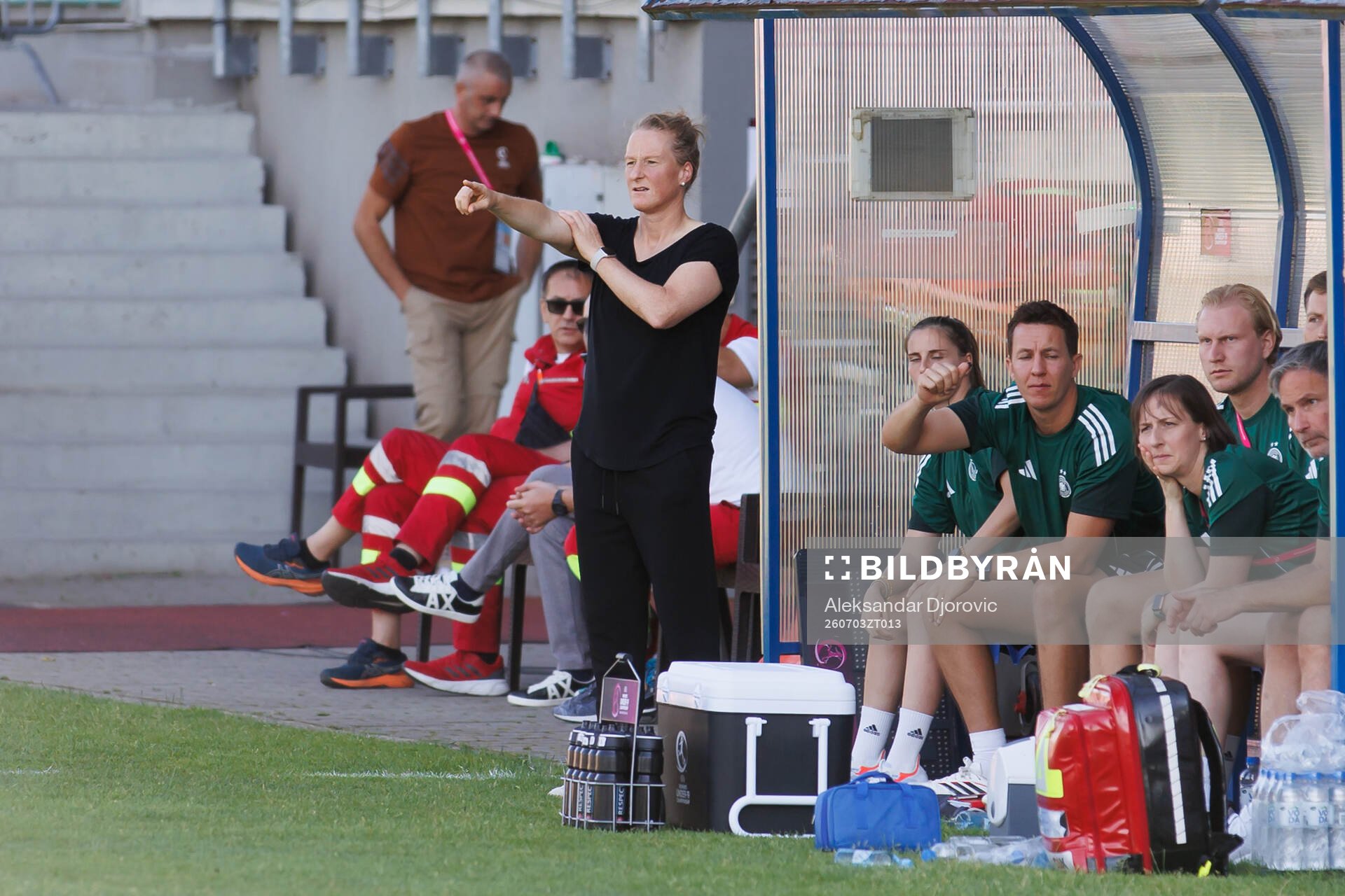 Head coach Melanie Behringer of Germany